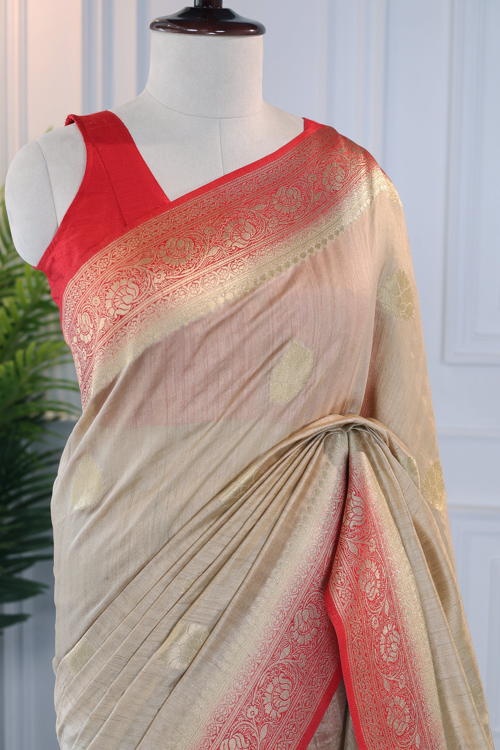 Semi Tussar Banarasi