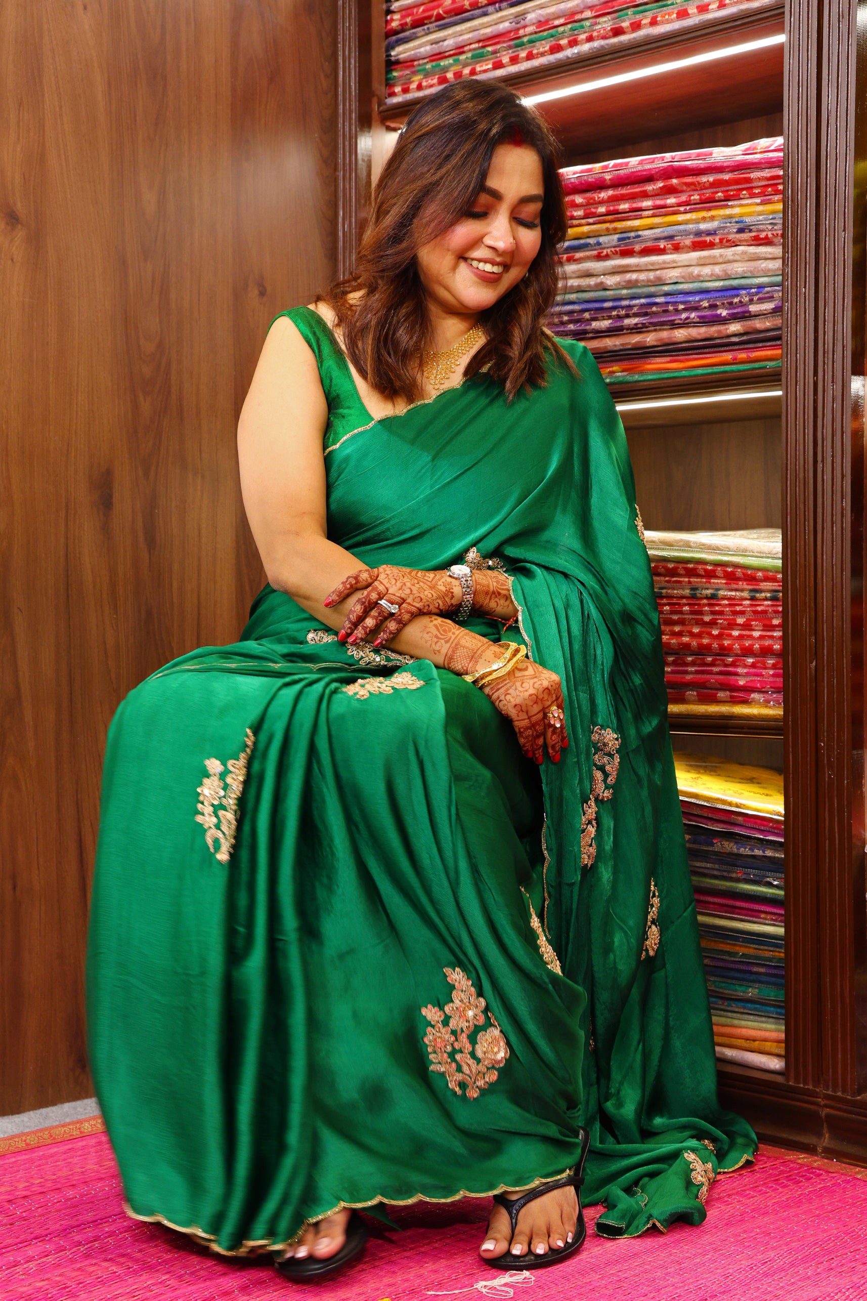 Satin Zardosi Work