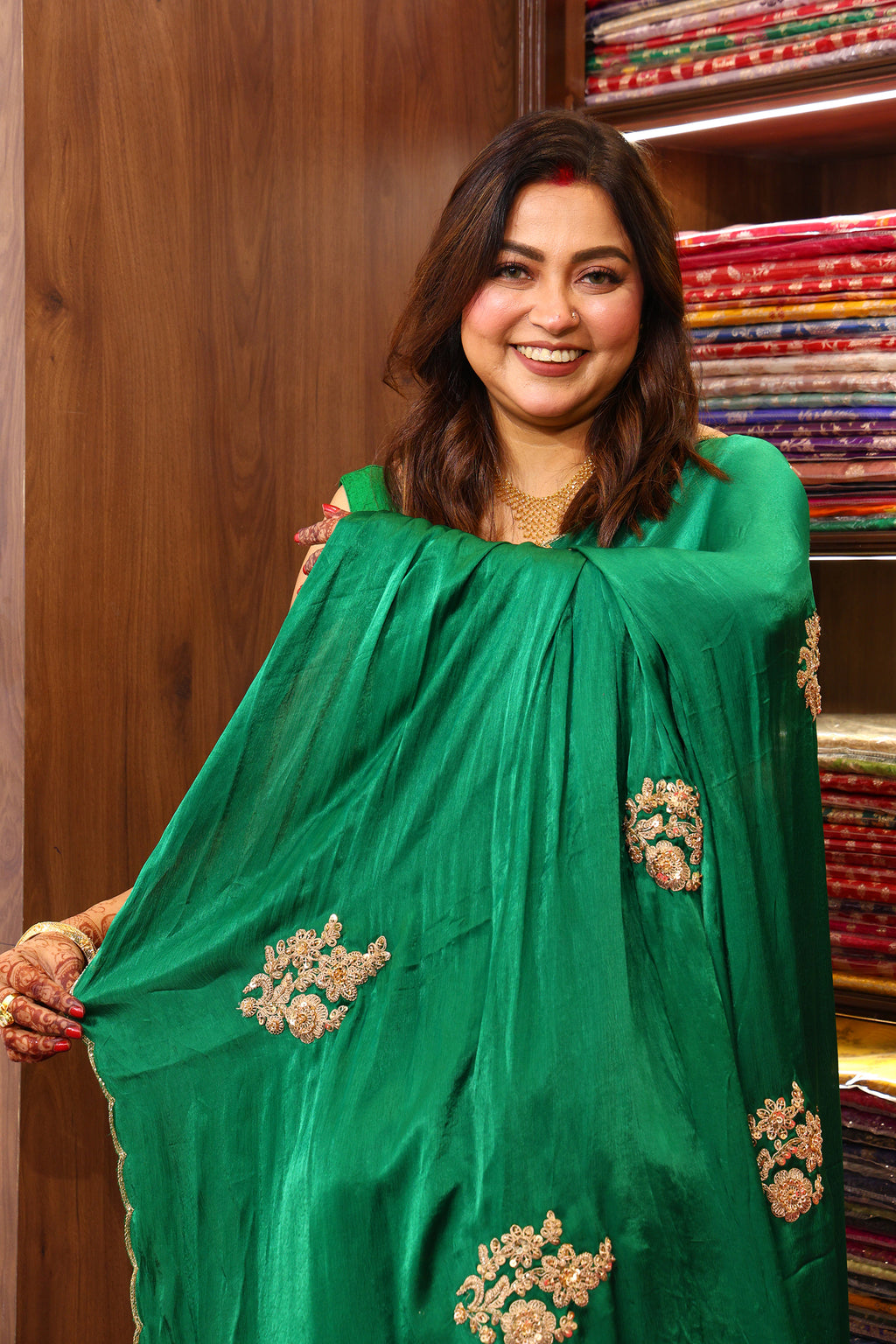 Satin Zardosi Work