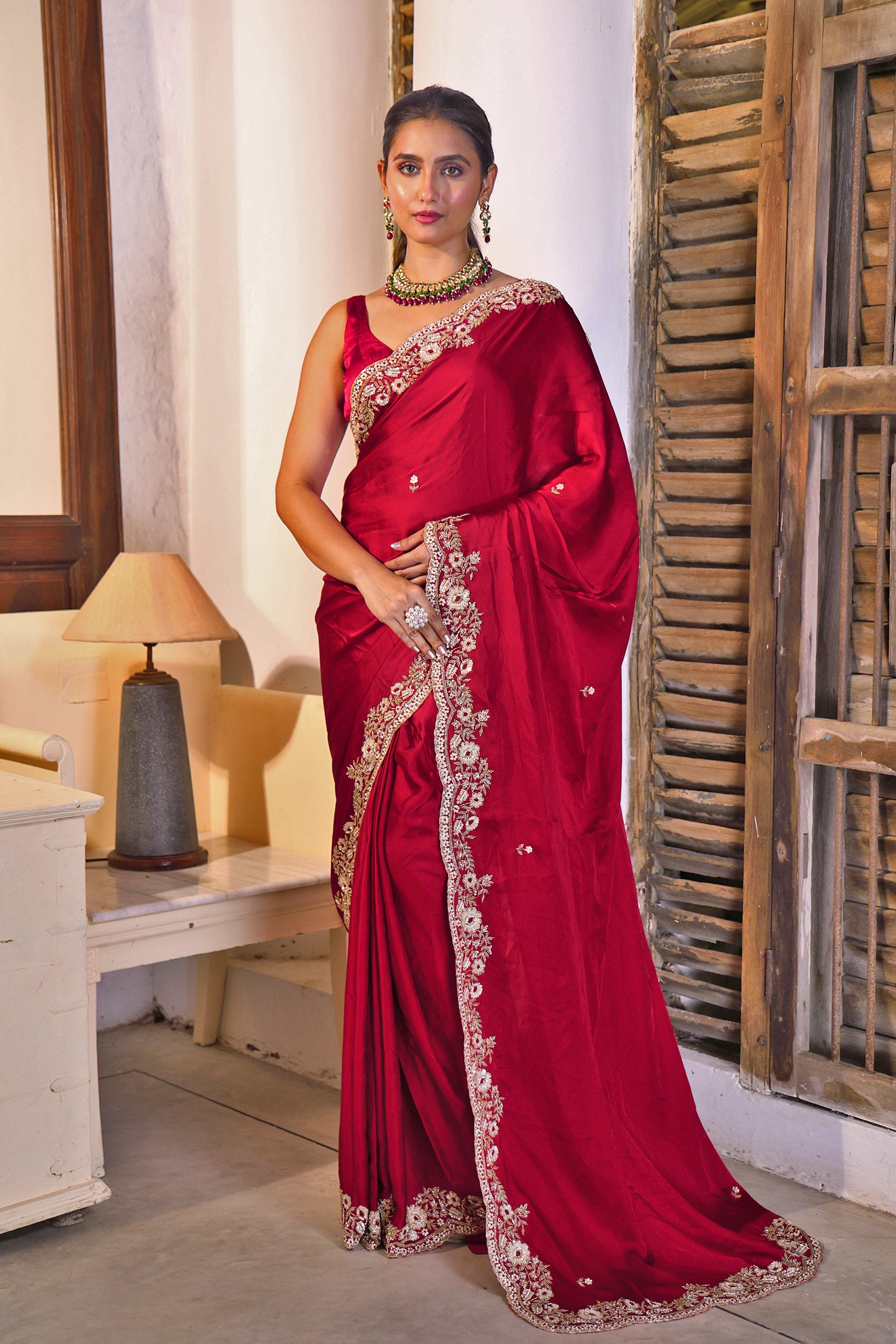 Satin Zardosi Work