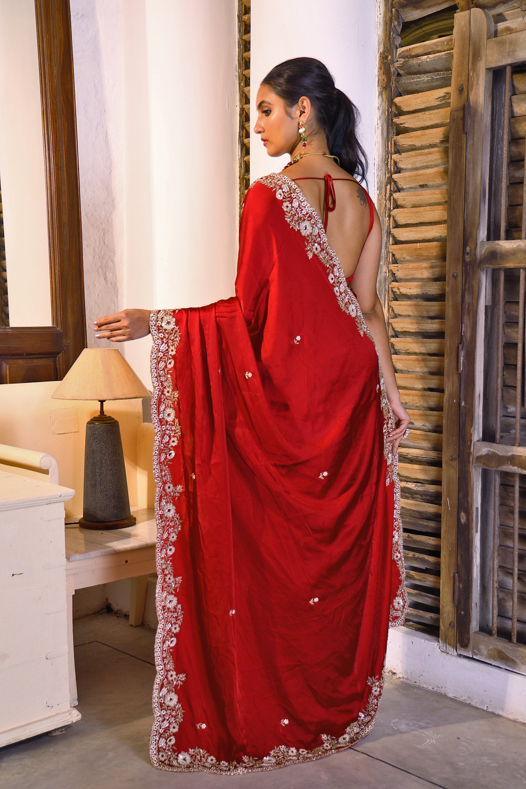 Satin Zardosi Work