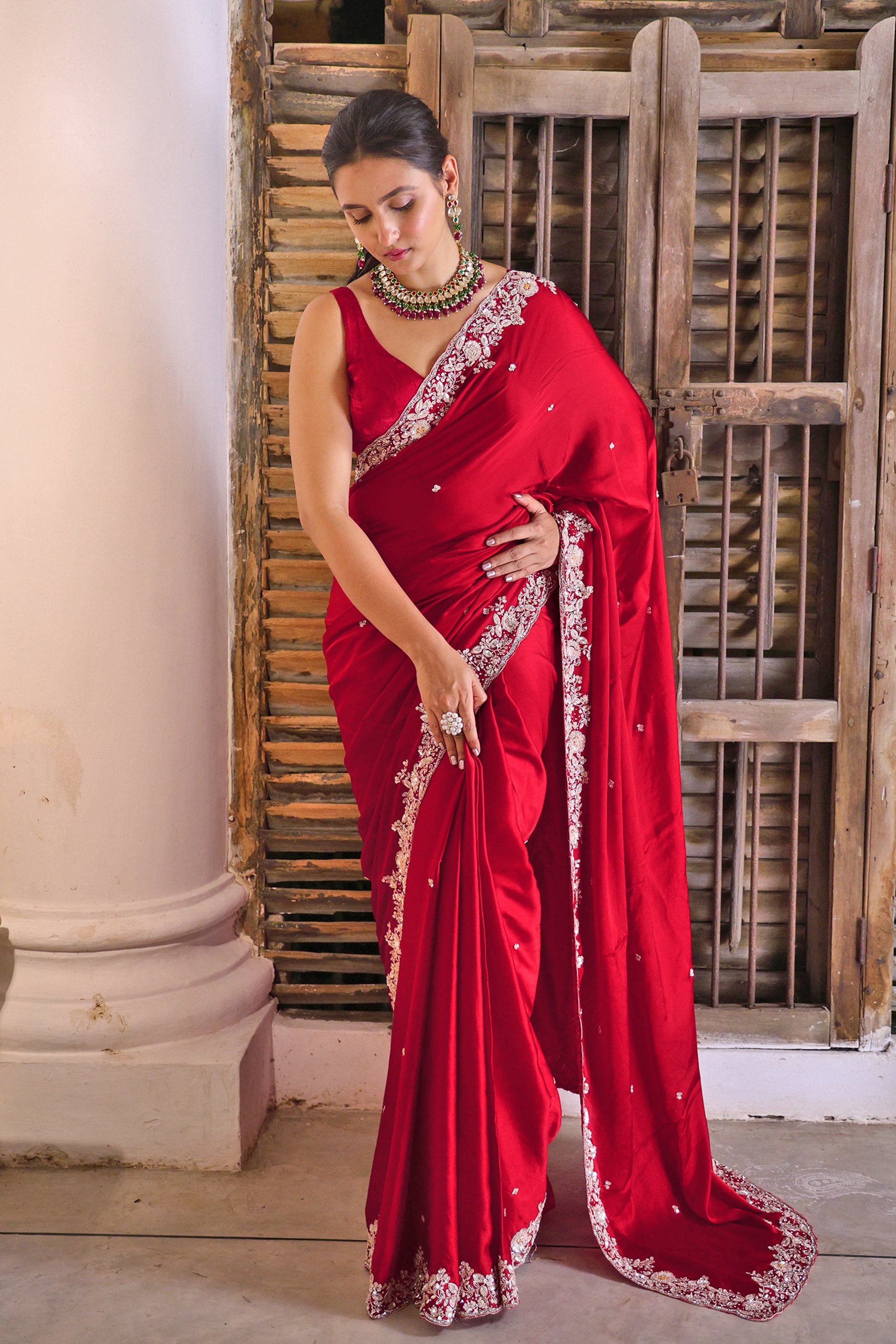 Satin Zardosi Work