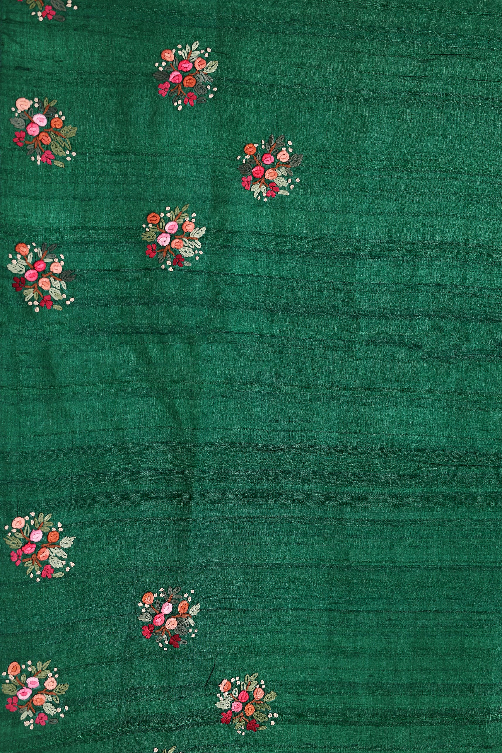 Tussar Hand Embroidery