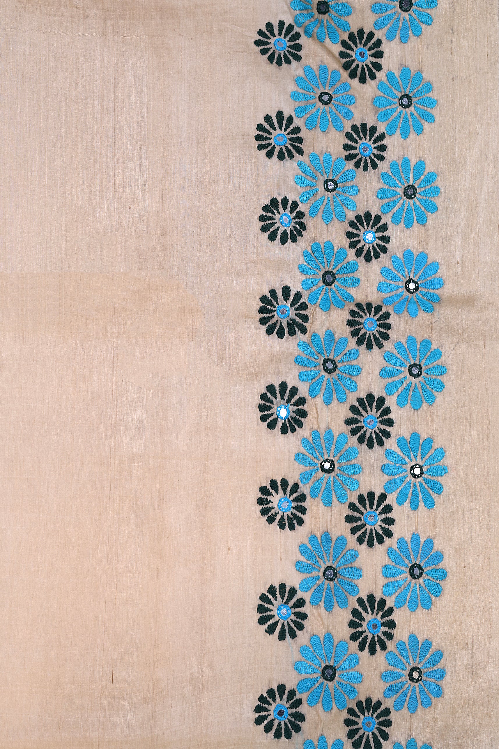 Tussar Hand Embroidery