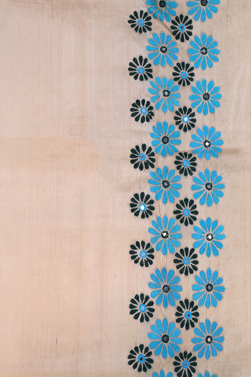 Tussar Hand Embroidery