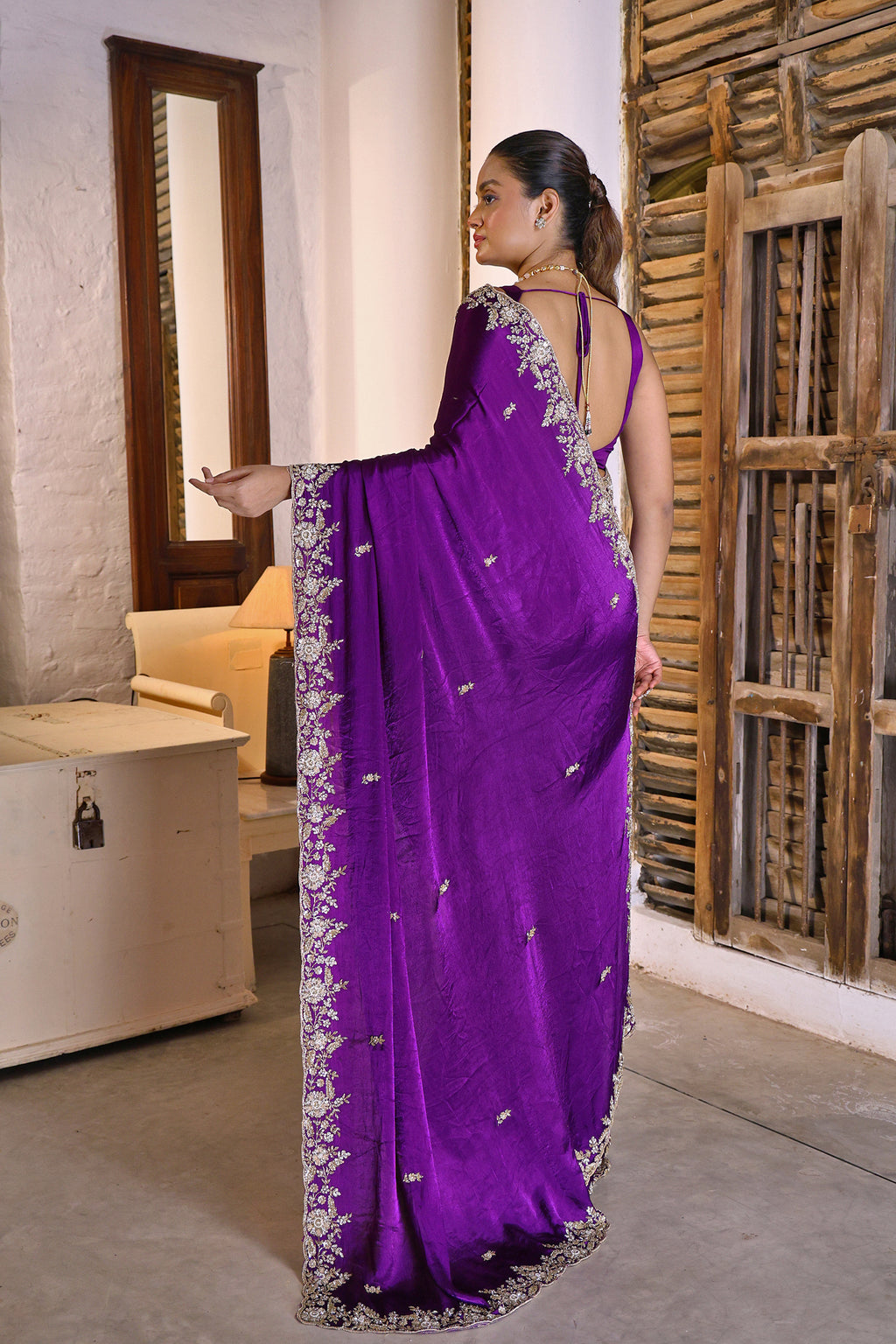 Satin Zardosi Work
