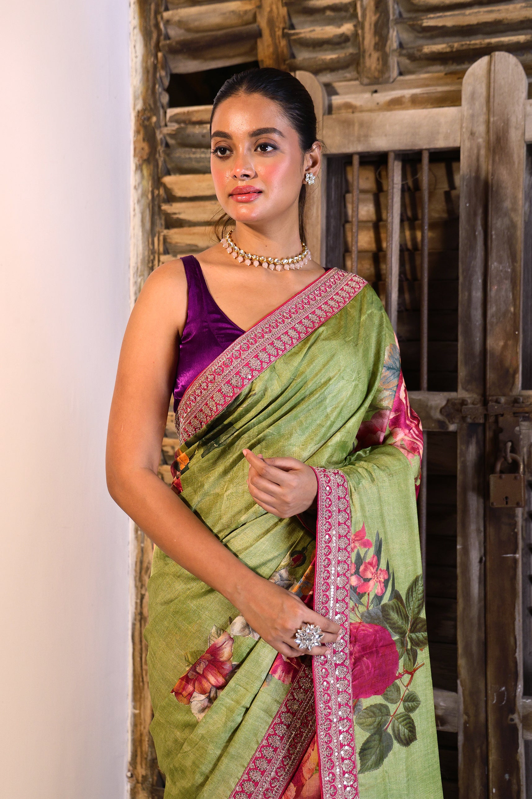 Tussar Digital Print