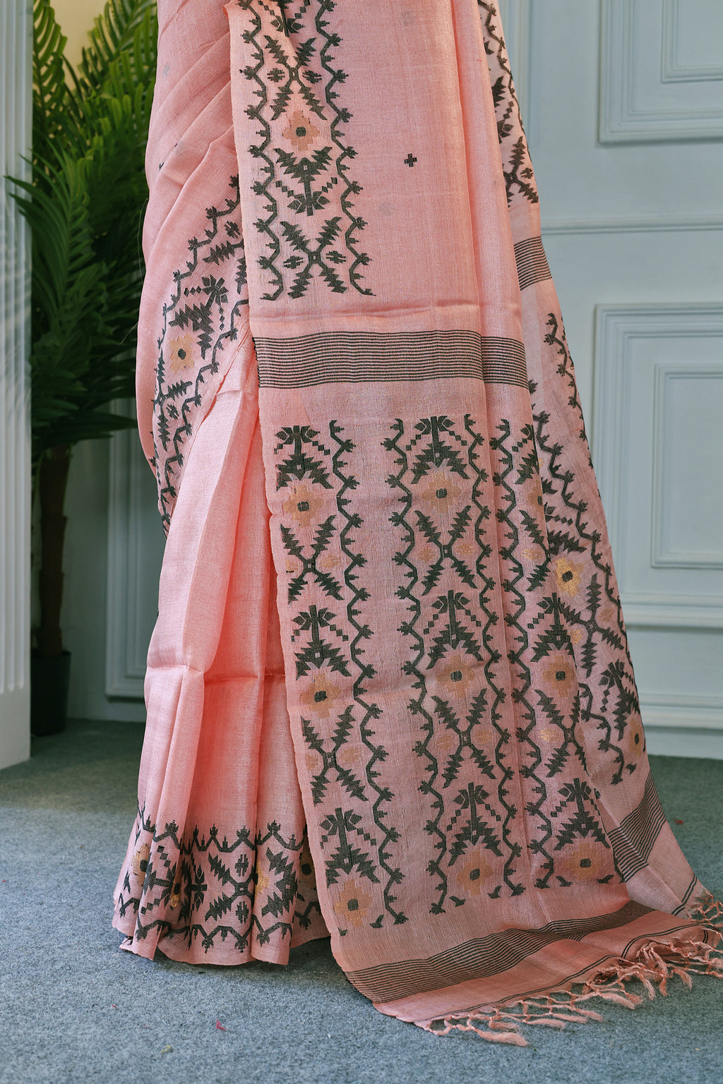 Tussar Jamdani