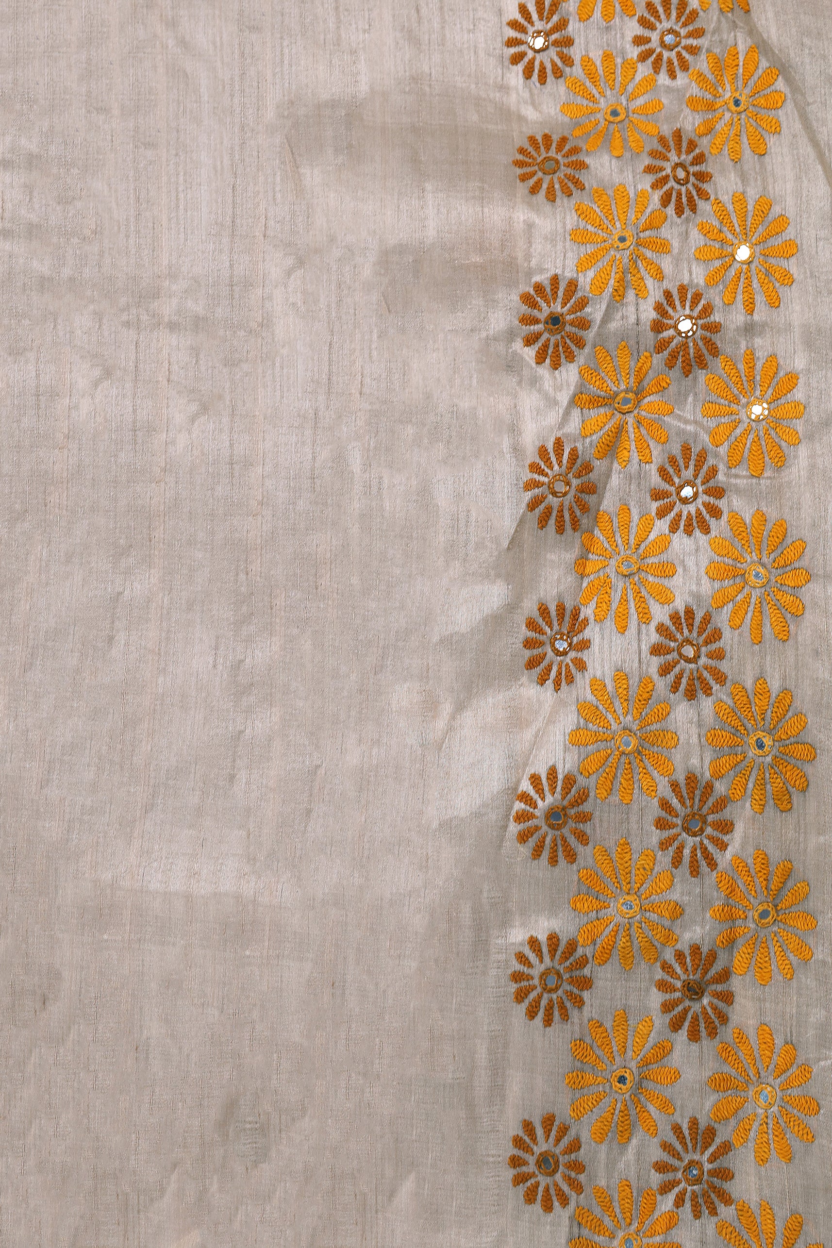 Tussar Hand Embroidery