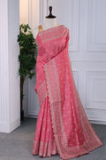 Semi Tussar Pita Zari Work