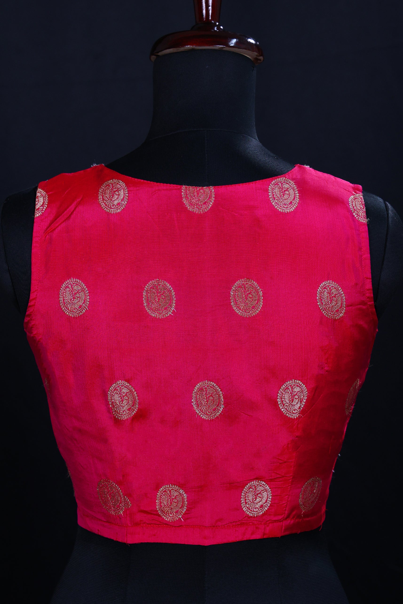 Kanjivaram Silk Sleeveless Blouse