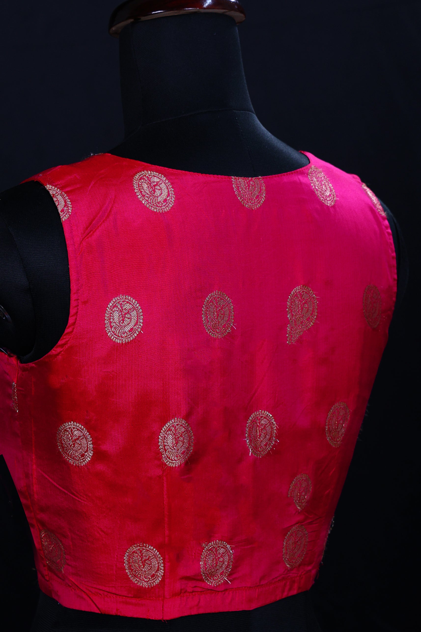Kanjivaram Silk Sleeveless Blouse