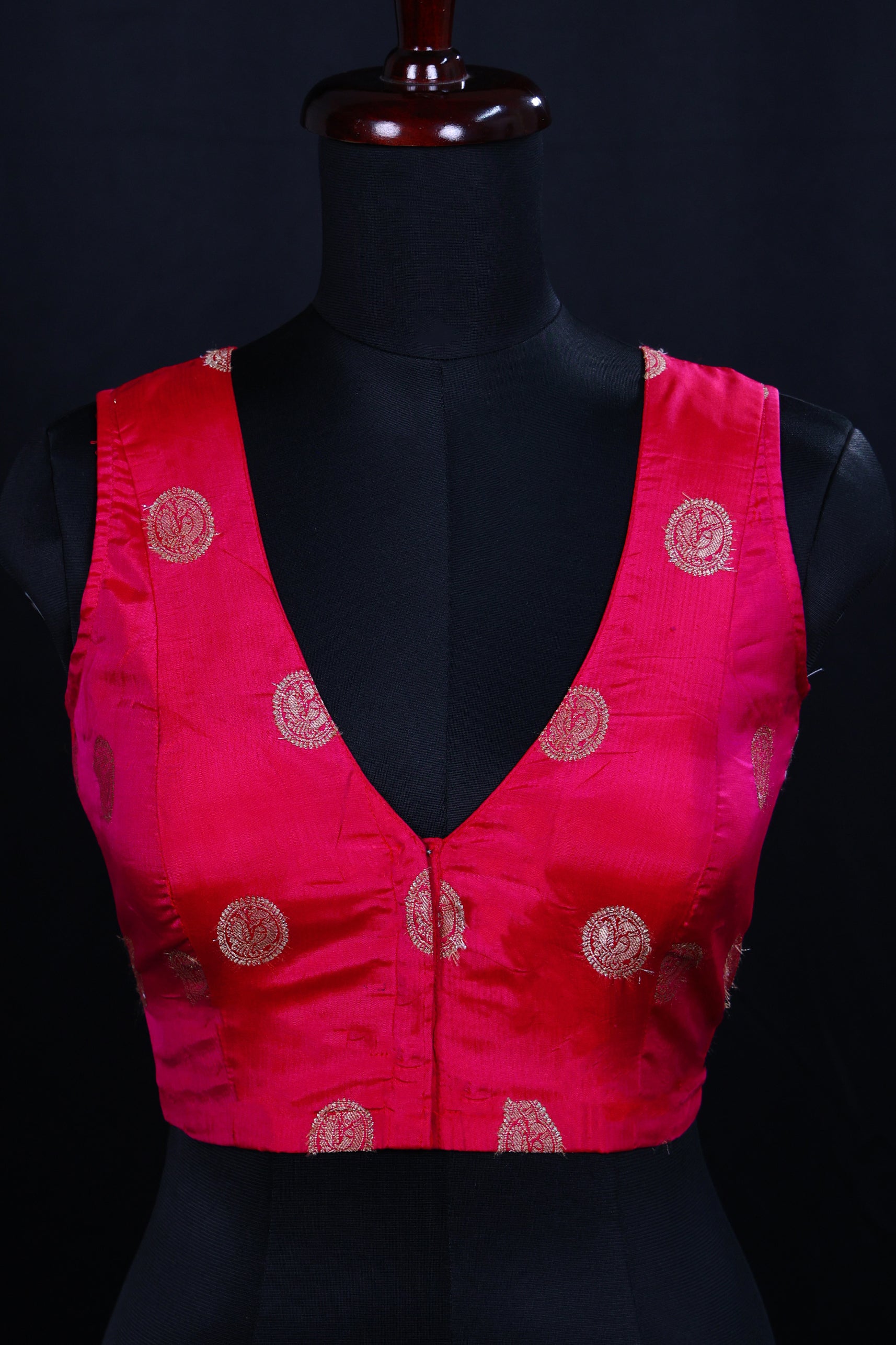 Kanjivaram Silk Sleeveless Blouse