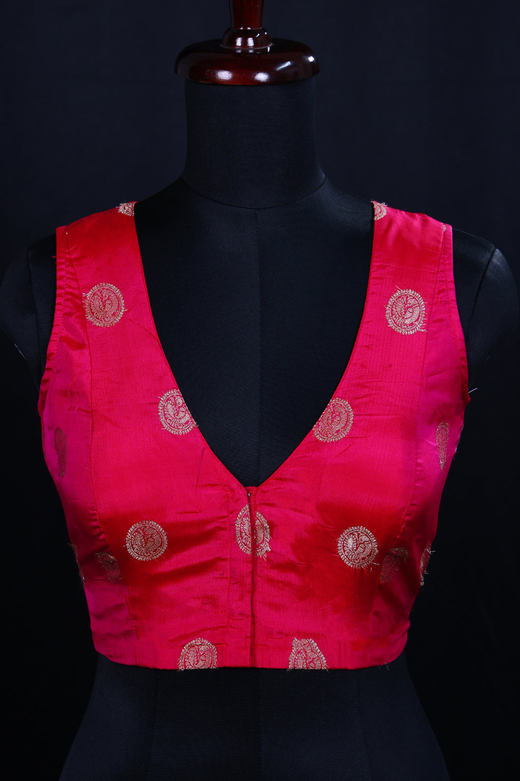 Kanjivaram Silk Sleeveless Blouse