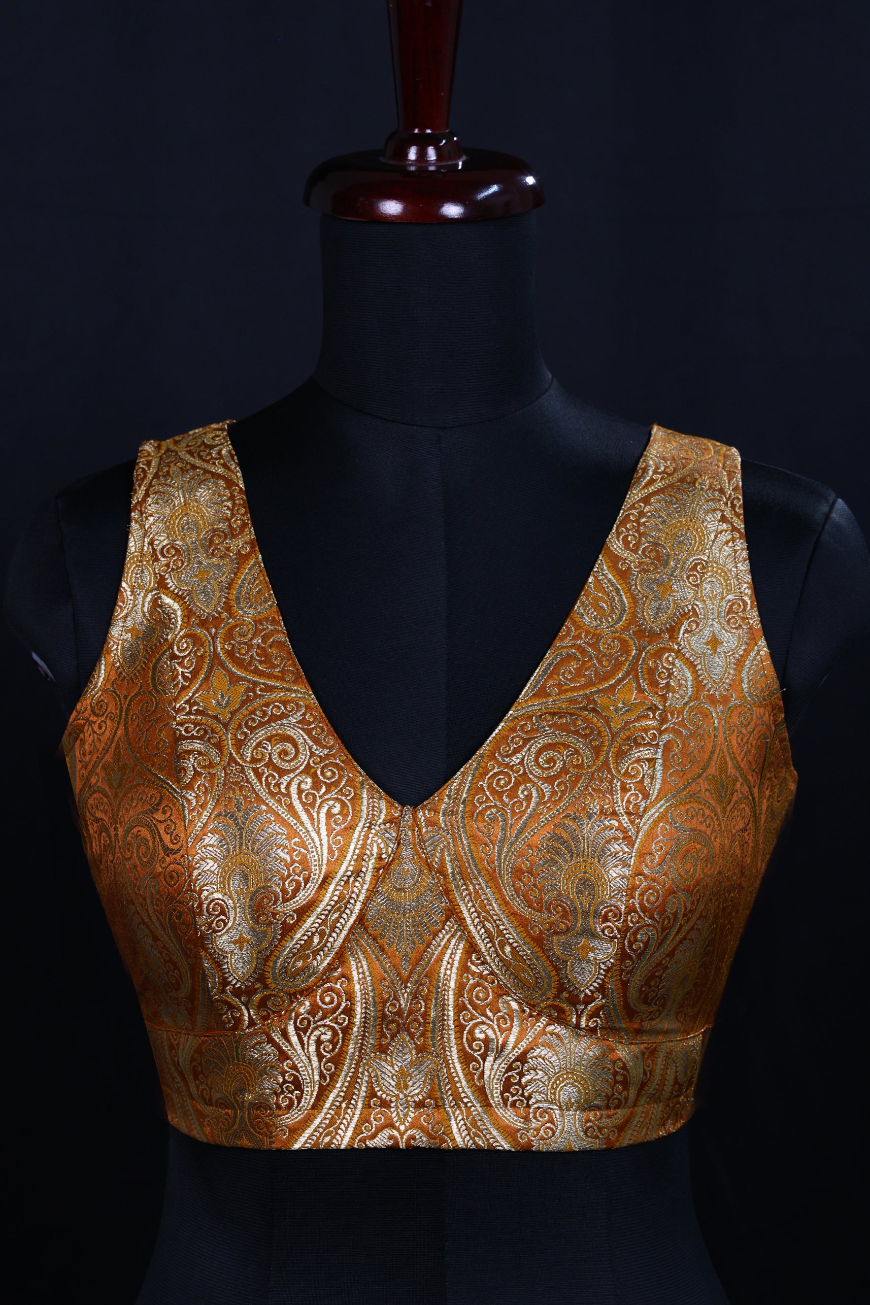 Katan Silk Brocade Blouse
