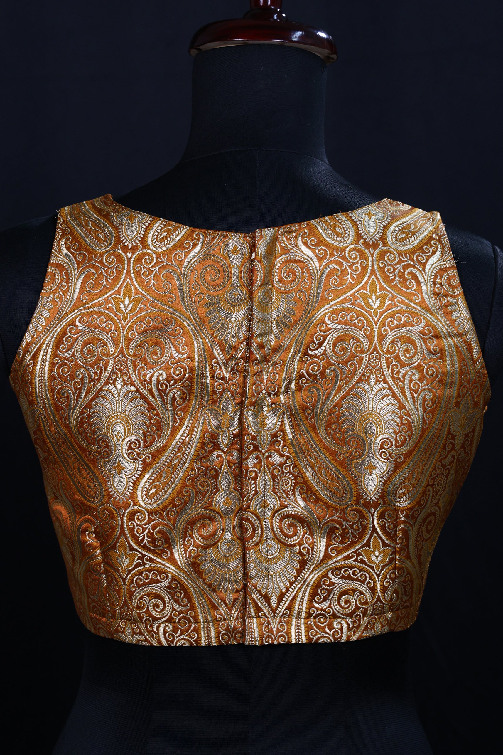 Katan Silk Brocade Blouse
