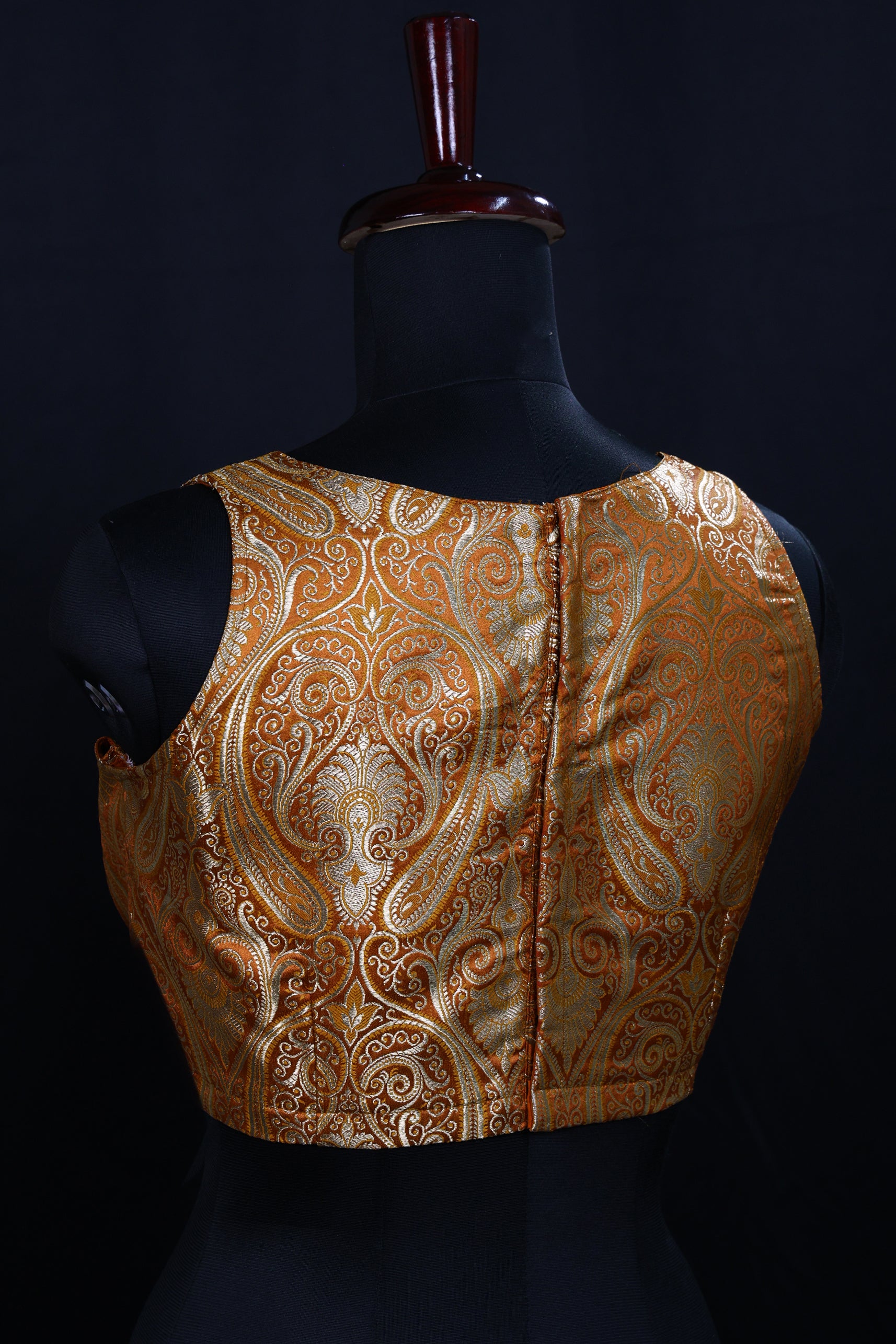 Katan Silk Brocade Blouse
