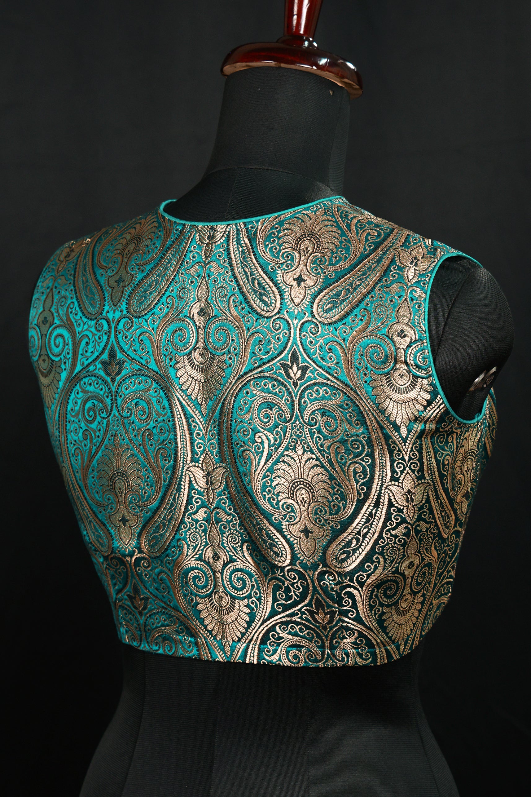 Katan Silk Brocade Blouse