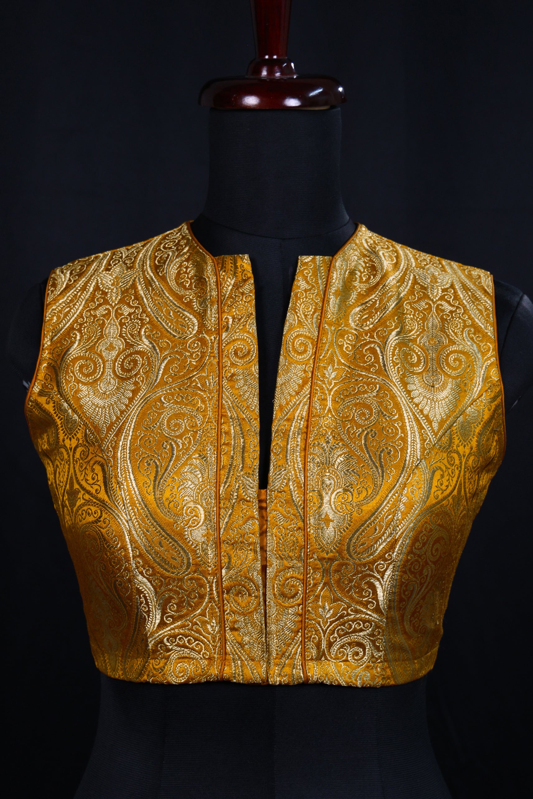 Katan Silk Brocade Blouse