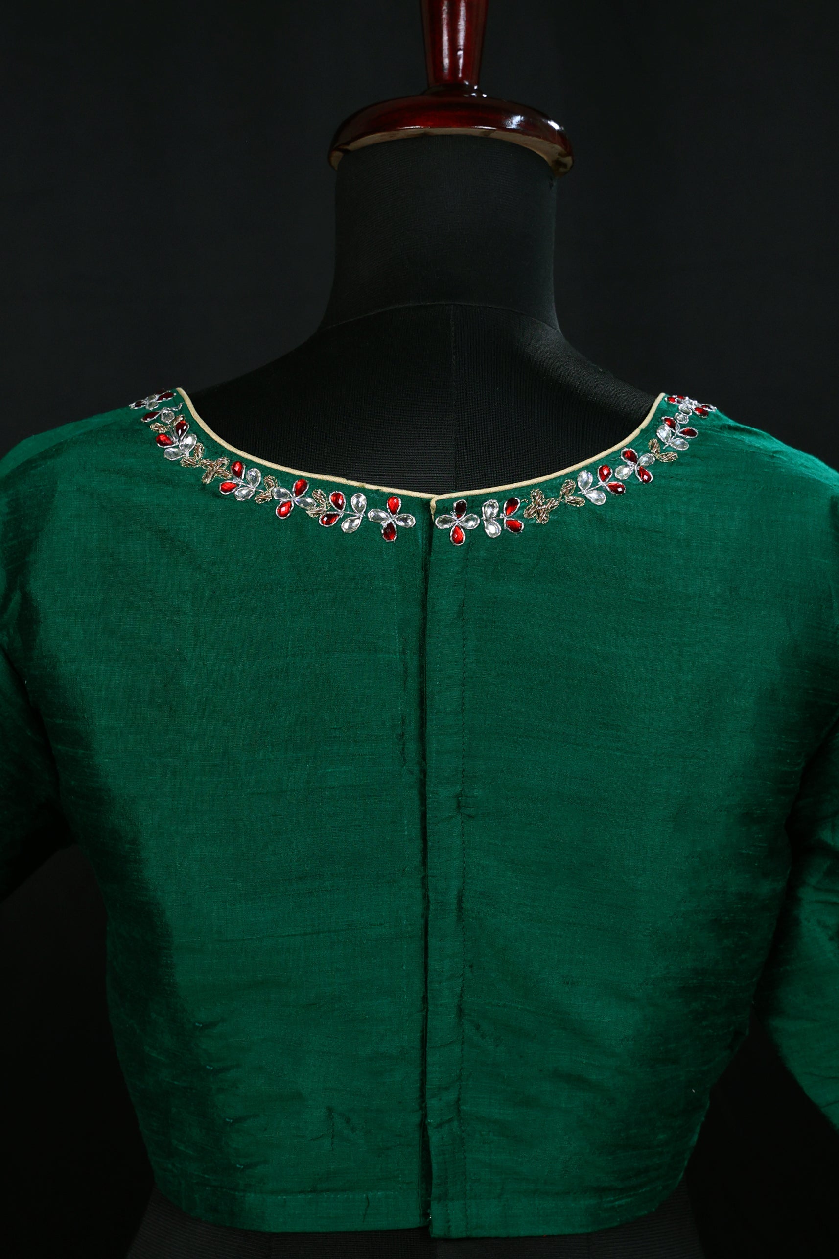 Raw Silk Zardosi Work