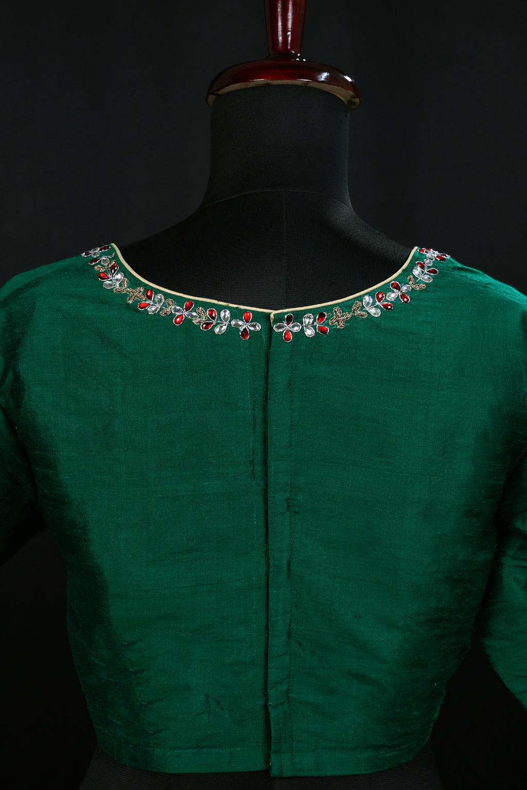 Raw Silk Zardosi Work