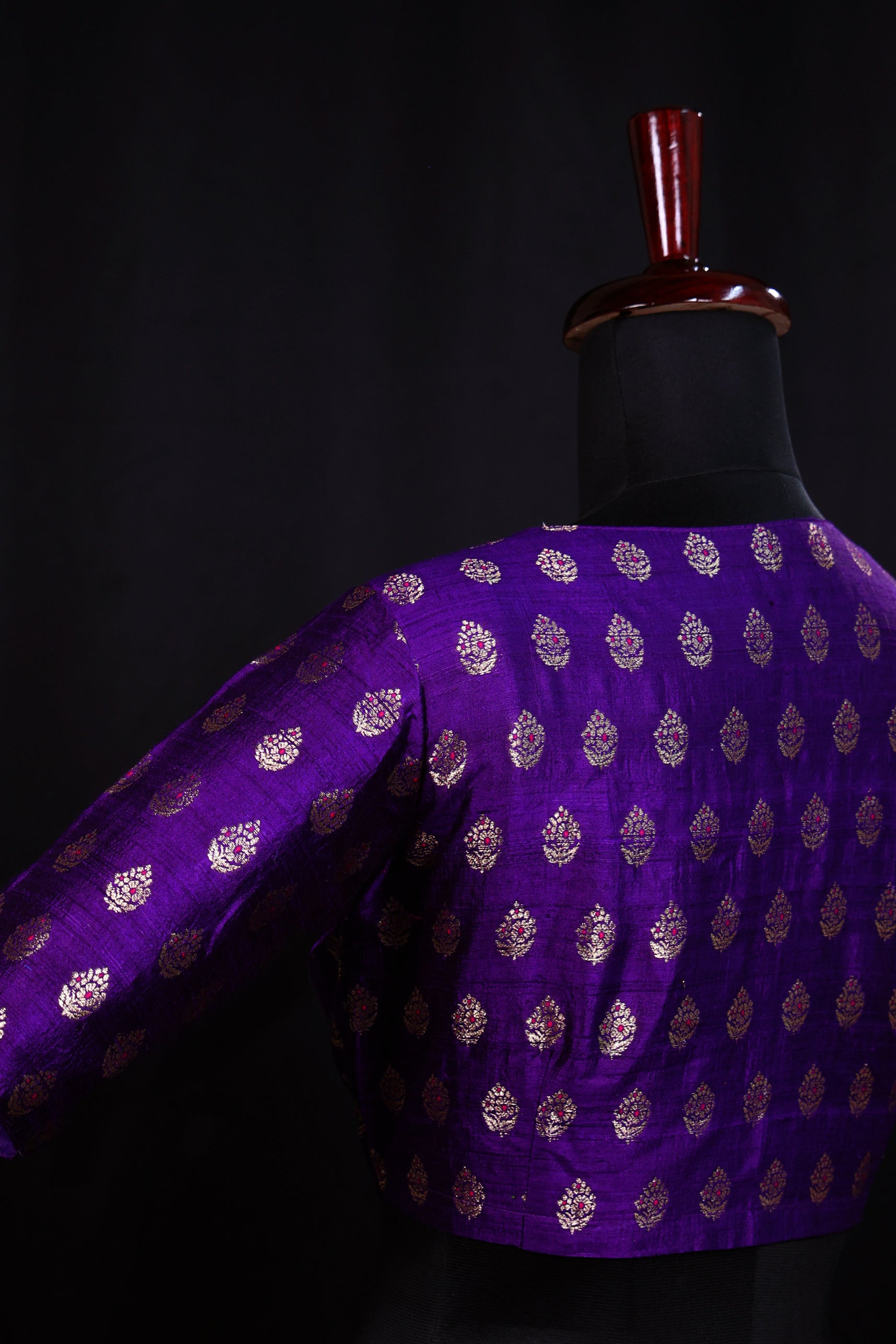 Raw Silk Blouse