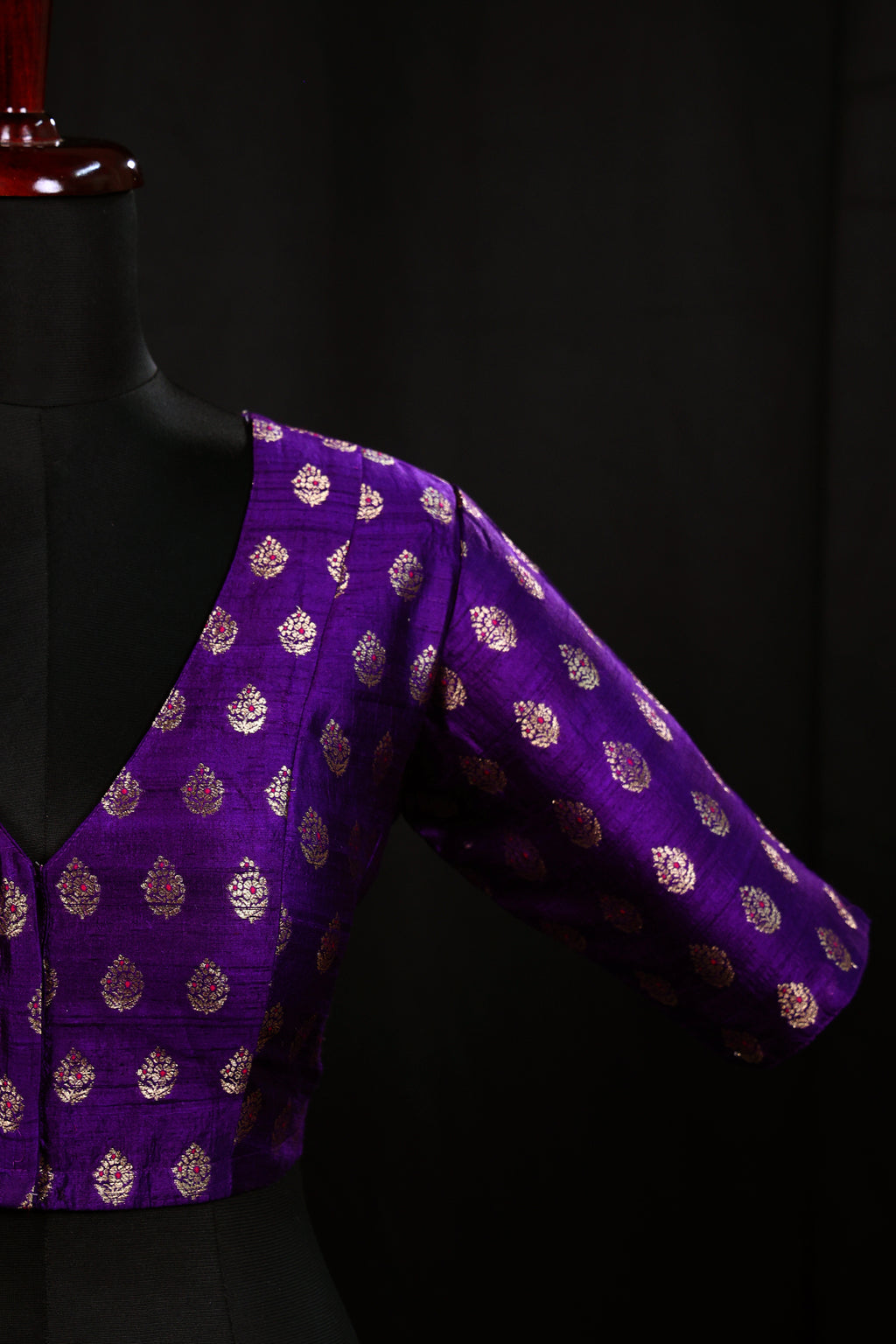 Raw Silk Blouse