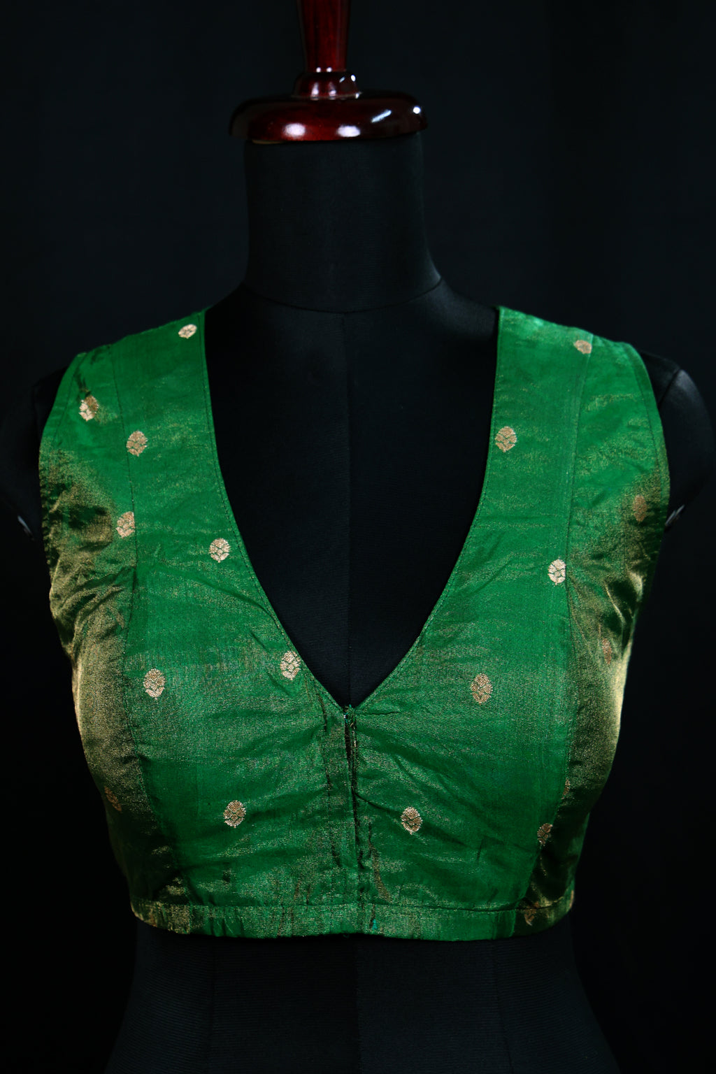 Tissue Katan Sleeveless Blouse