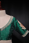 Raw Silk Zardosi Work