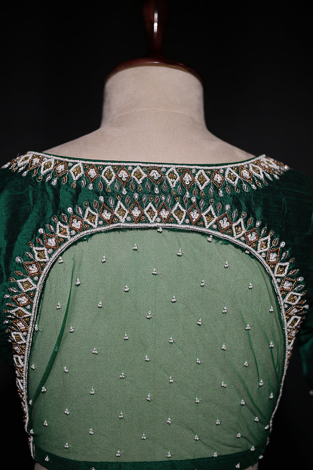 Raw Silk Zardosi Work