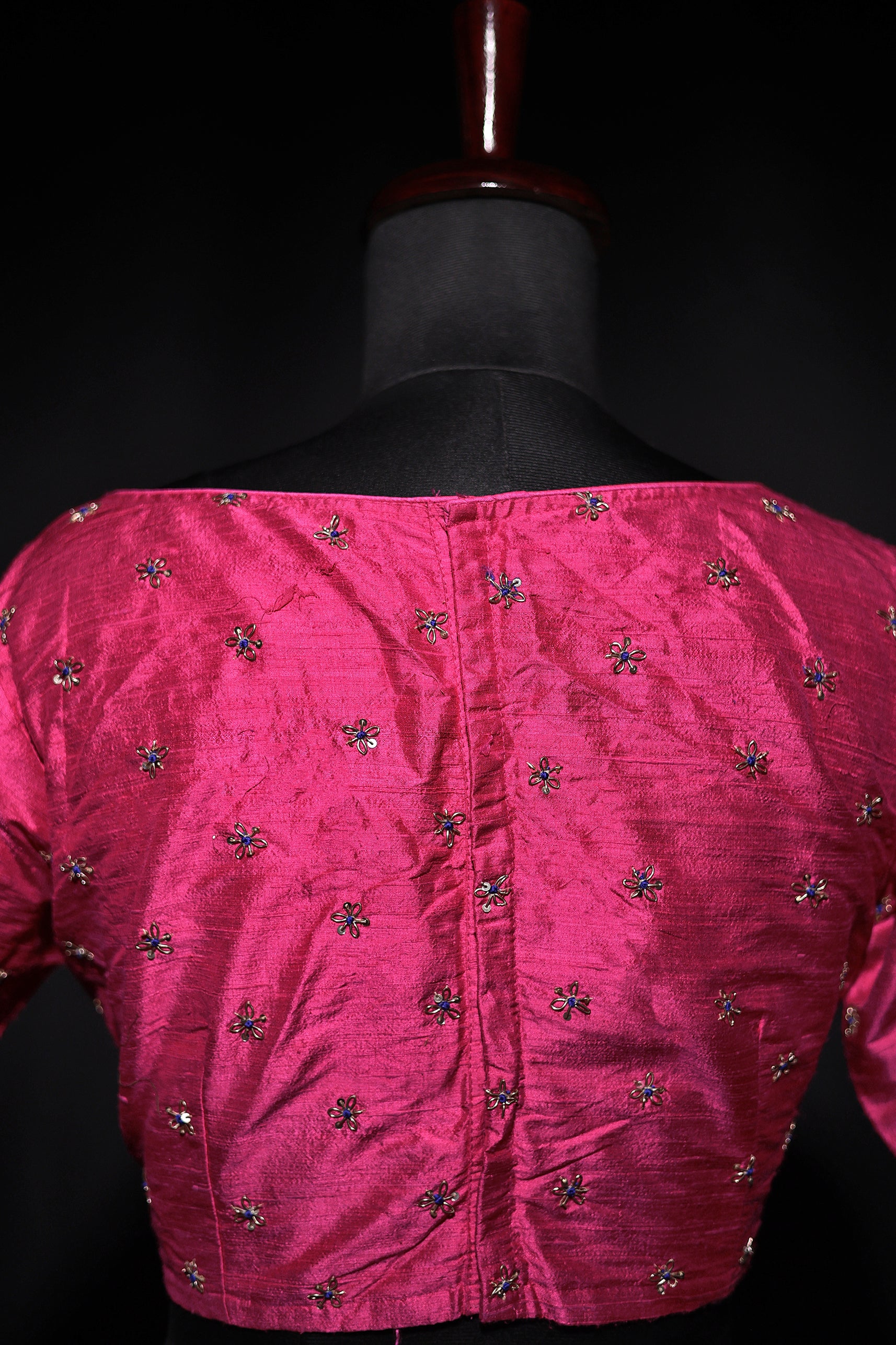 Raw Silk Zardosi Work