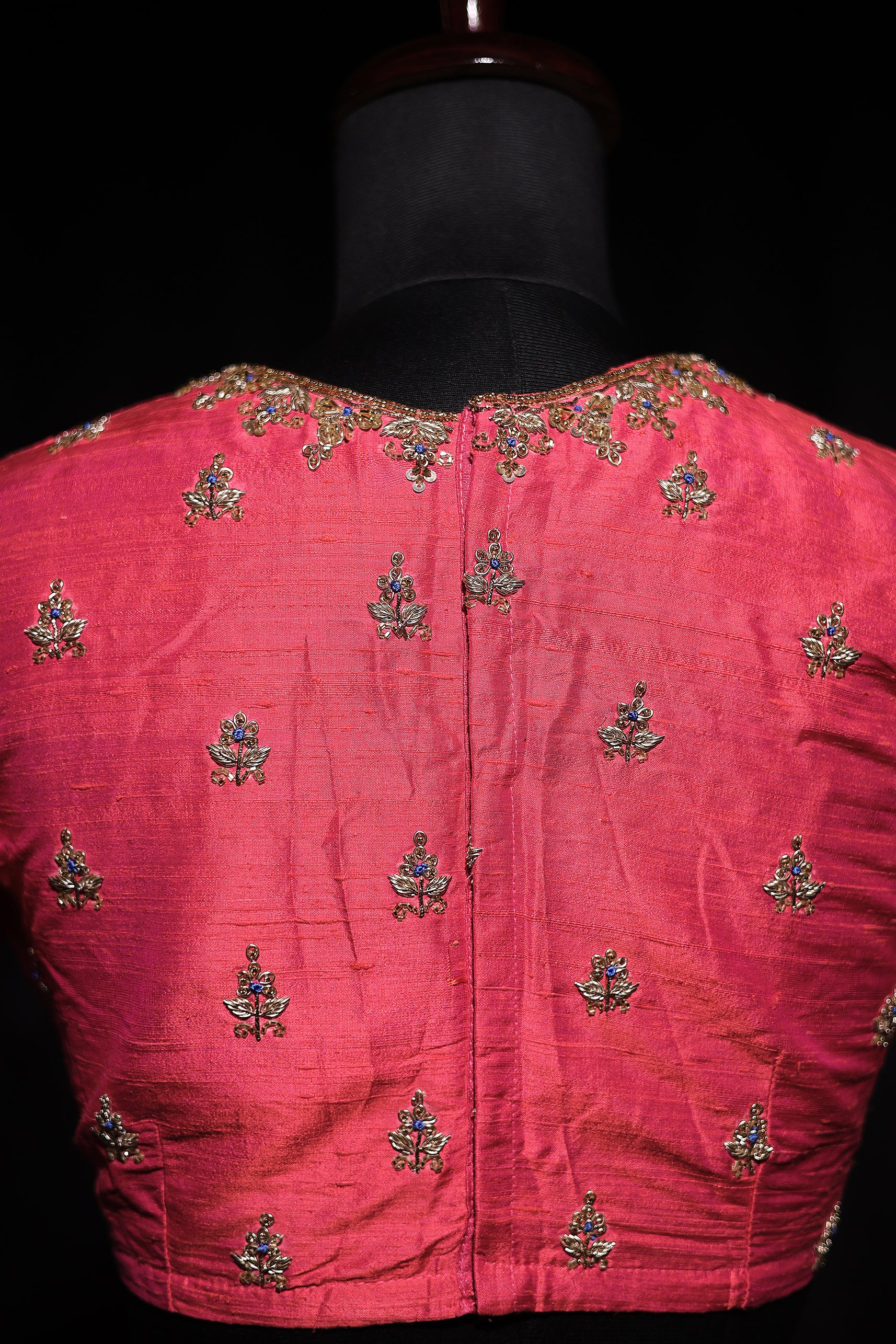 Raw Silk Zardosi Work