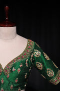 Raw Silk Zardosi Work