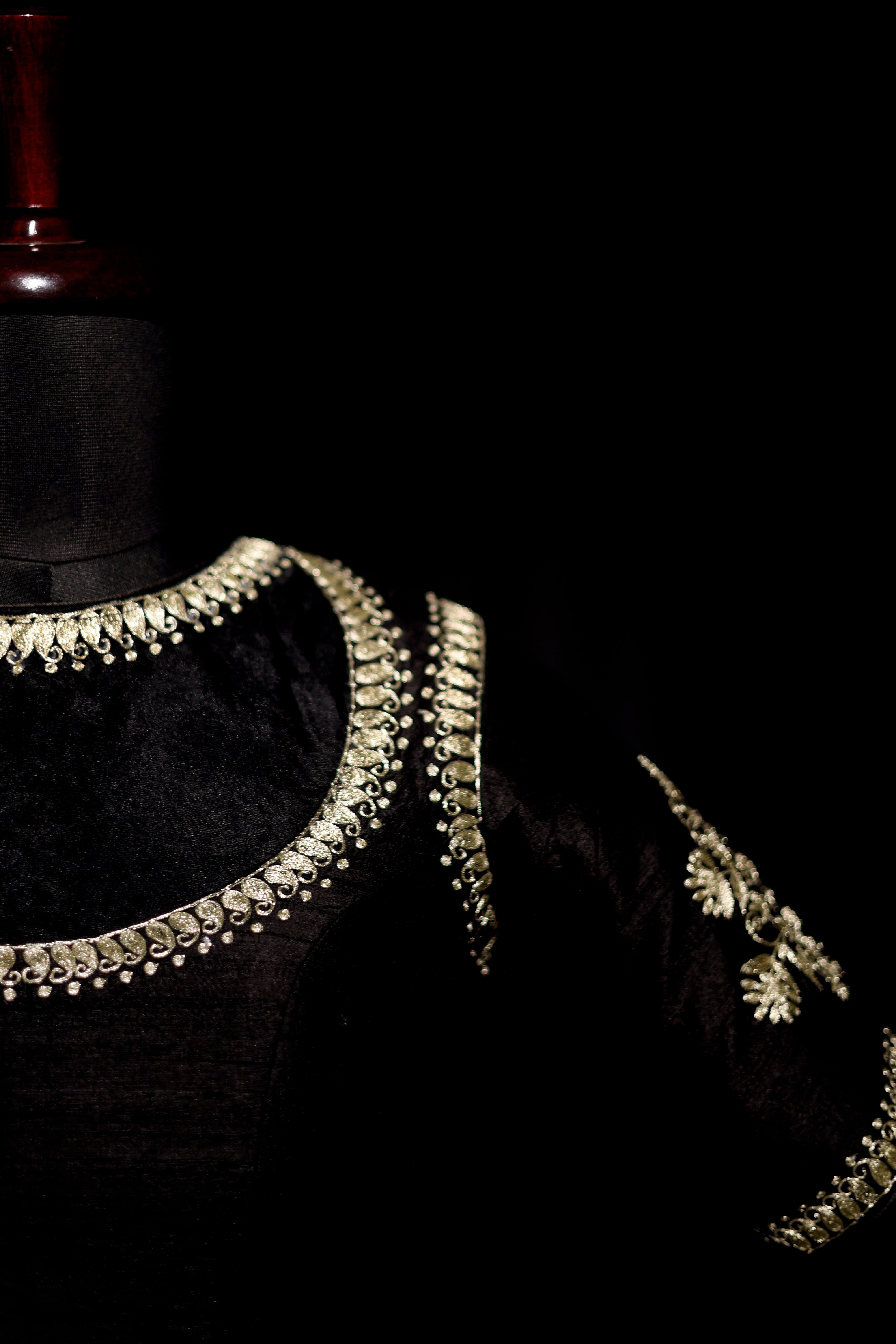 Raw Silk Pitazari Work