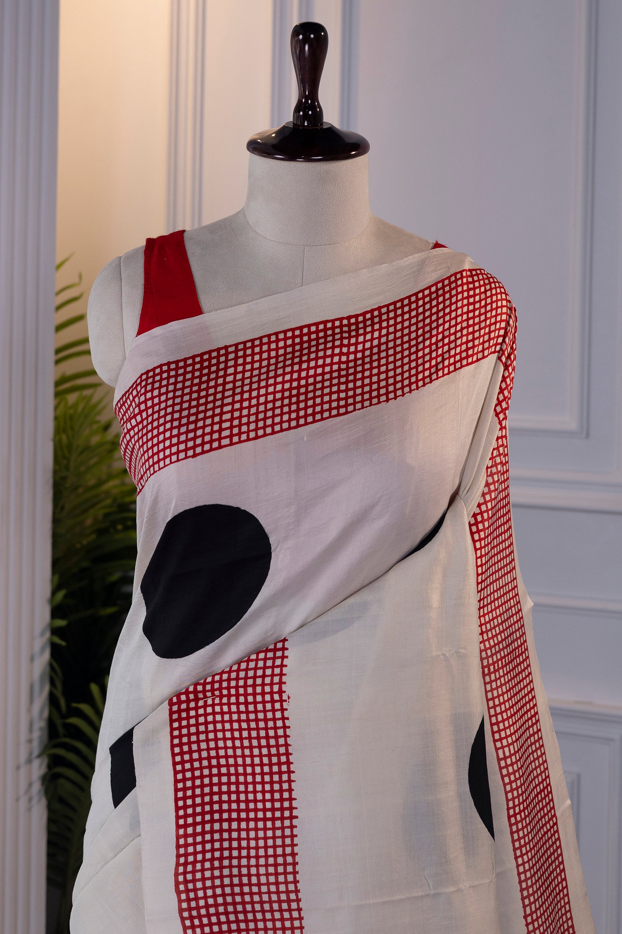 Katan Silk Block Print