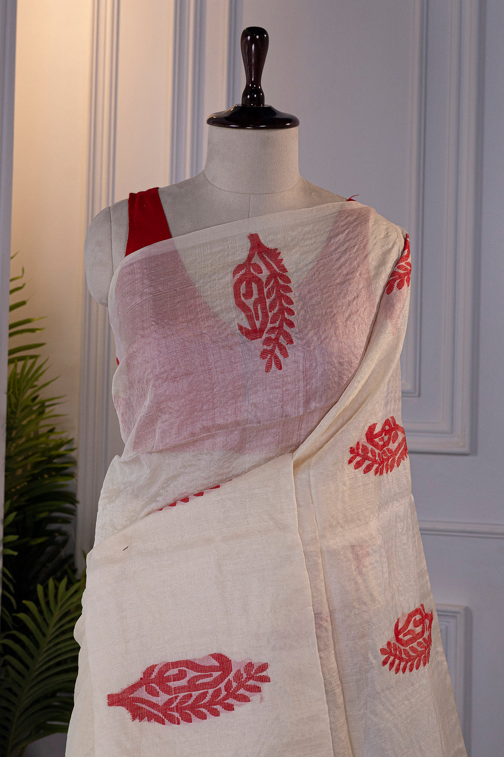 Tussar Jamdani