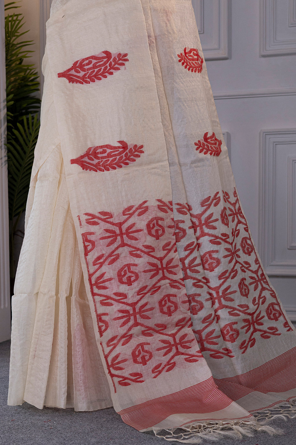 Tussar Jamdani
