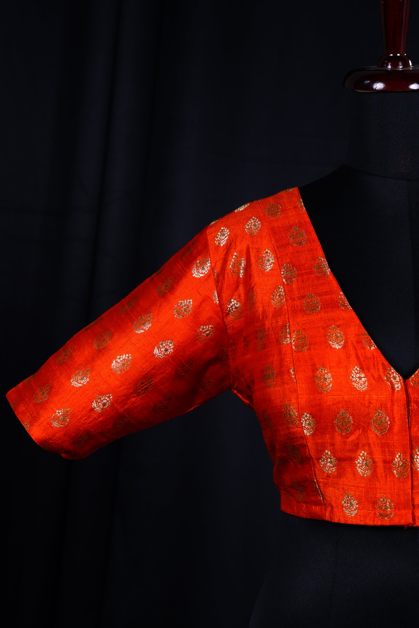 Raw Silk Blouse