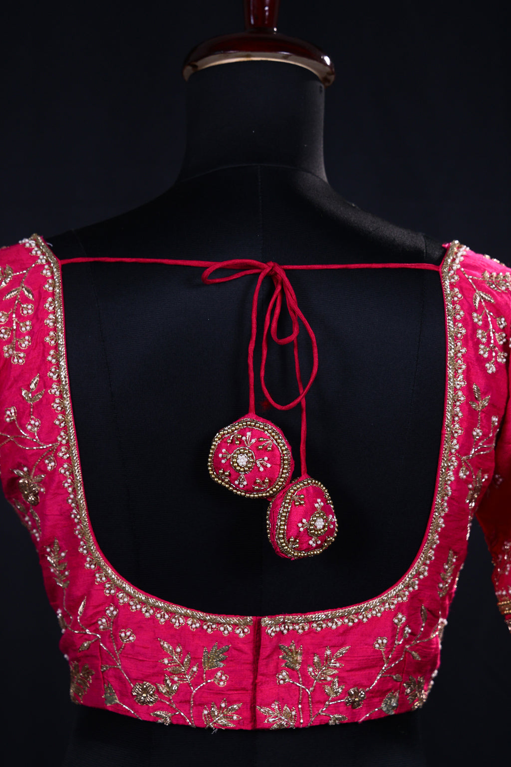 Raw Silk Zardosi Work