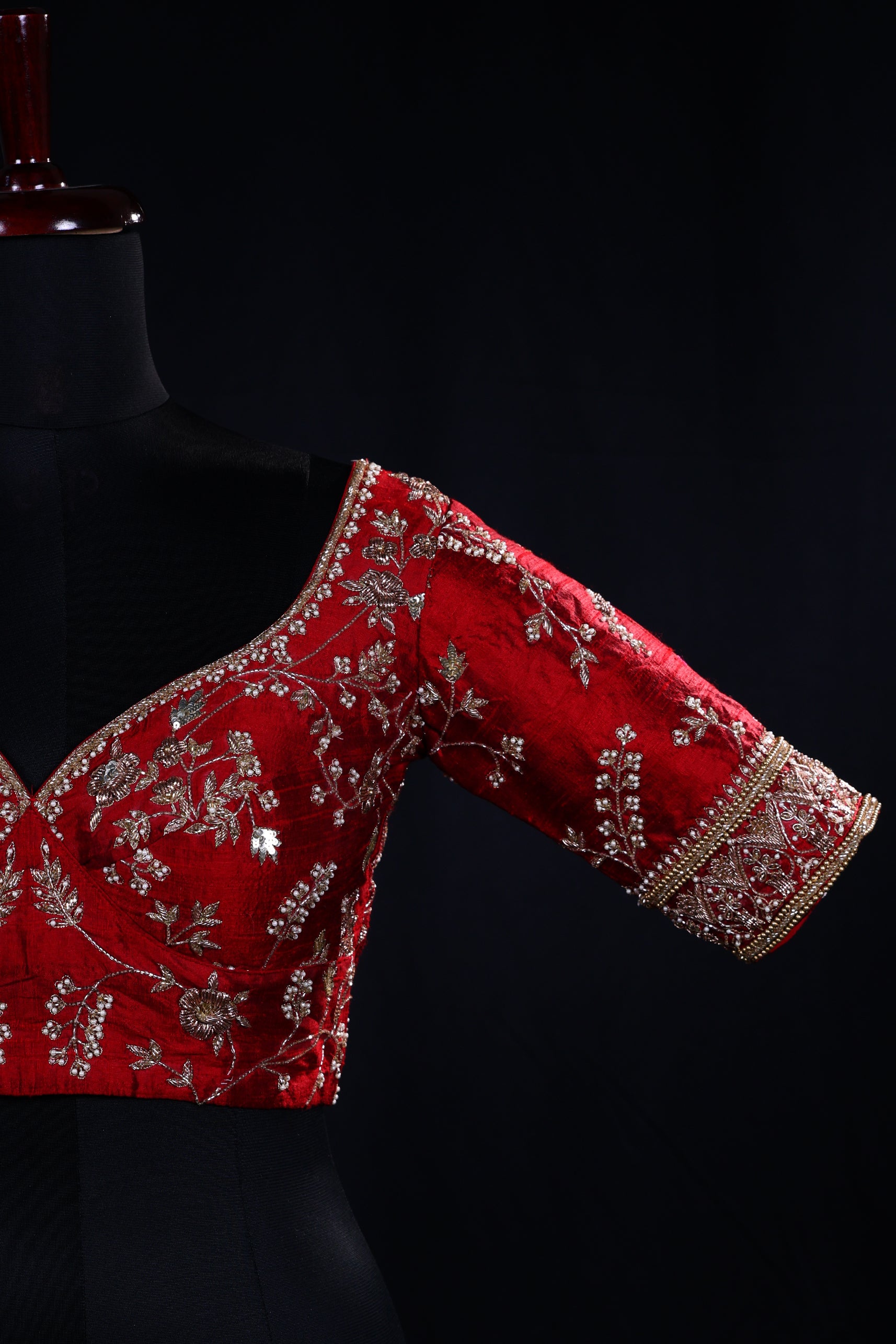 Raw Silk Zardsoi Work