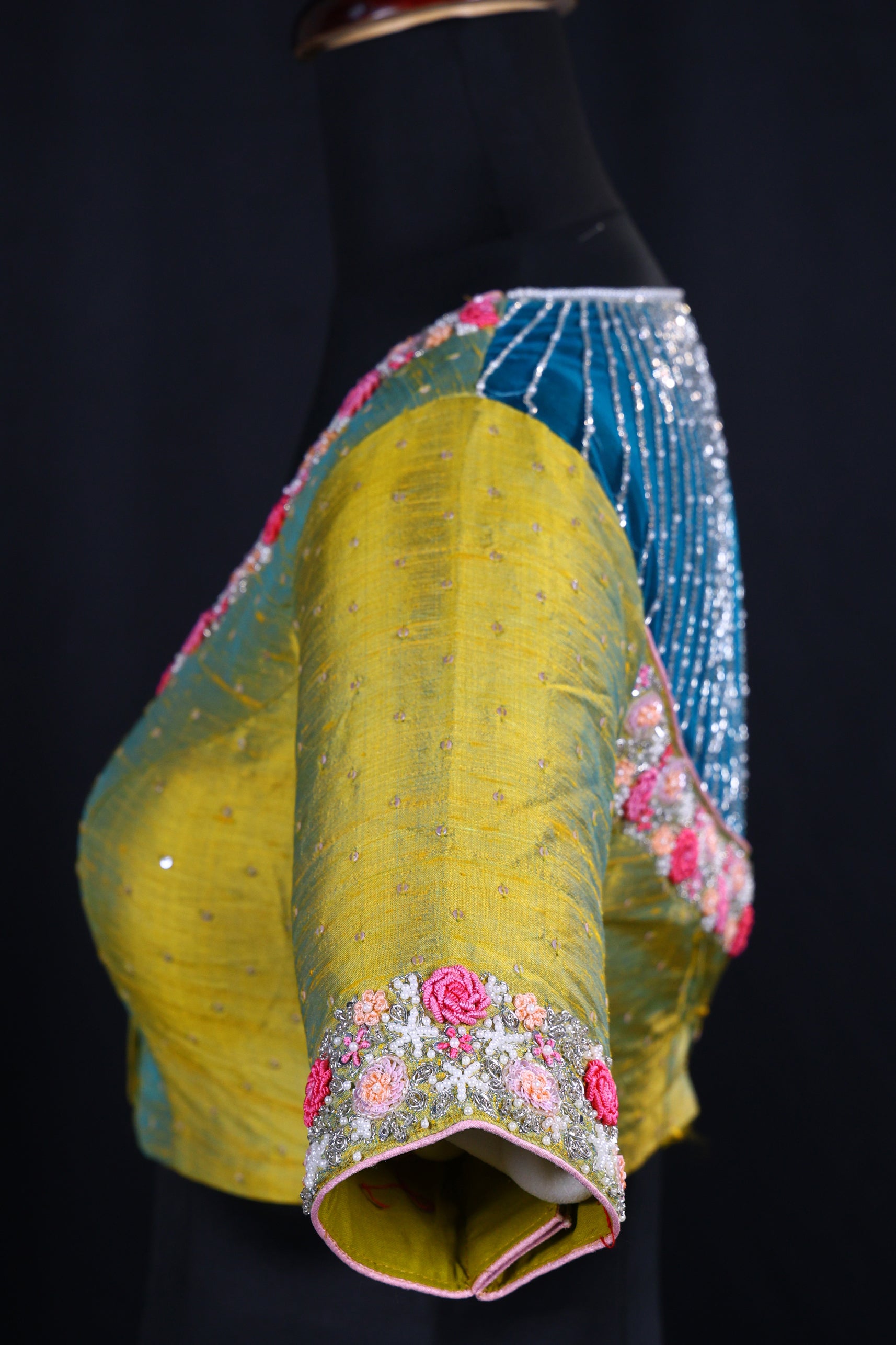 Raw Silk Hand Work