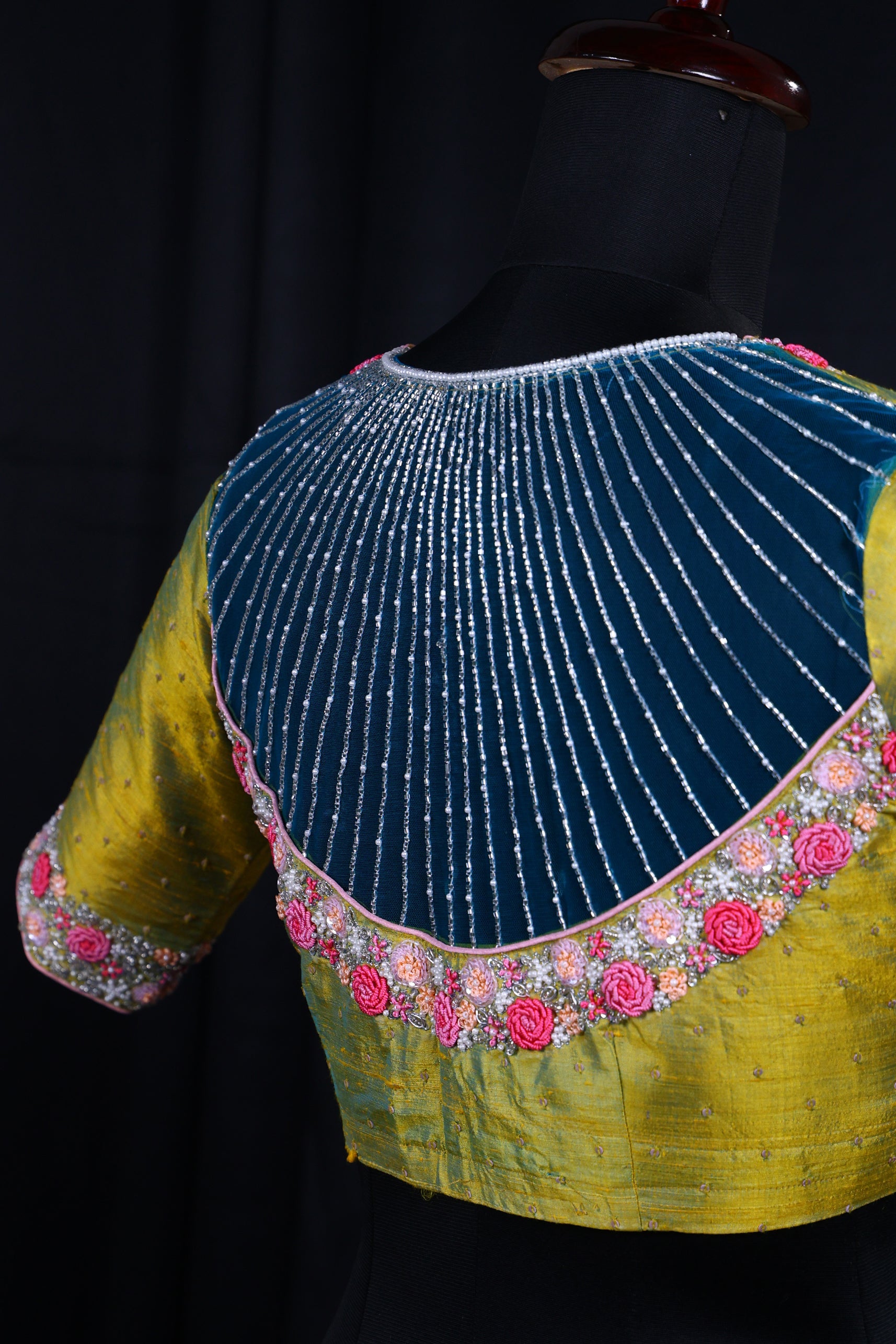 Raw Silk Hand Work
