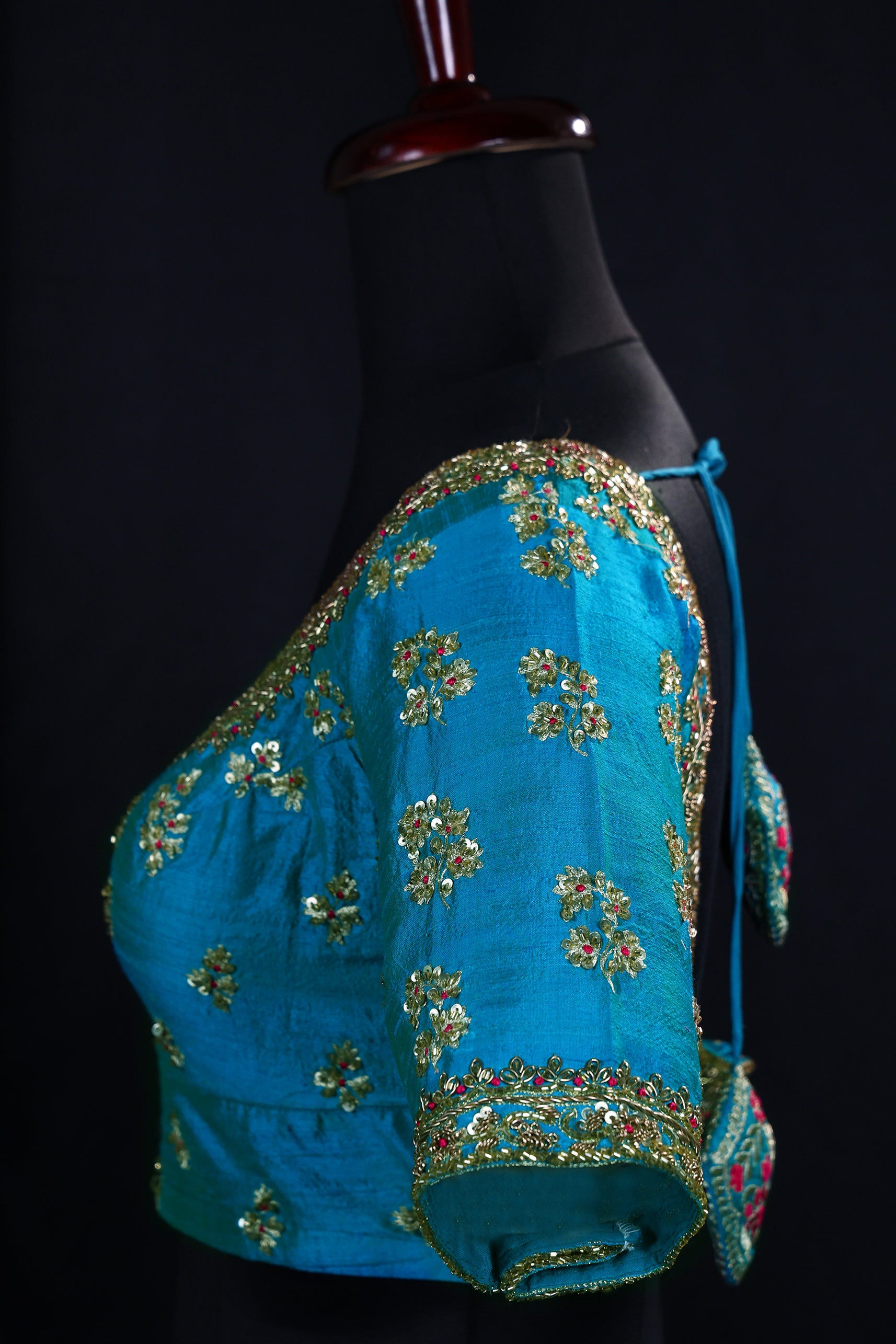 Raw Silk Zardosi Work