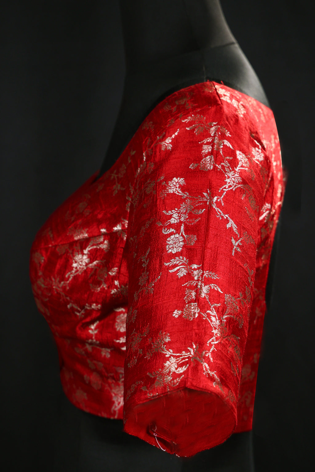 Raw Silk Blouse