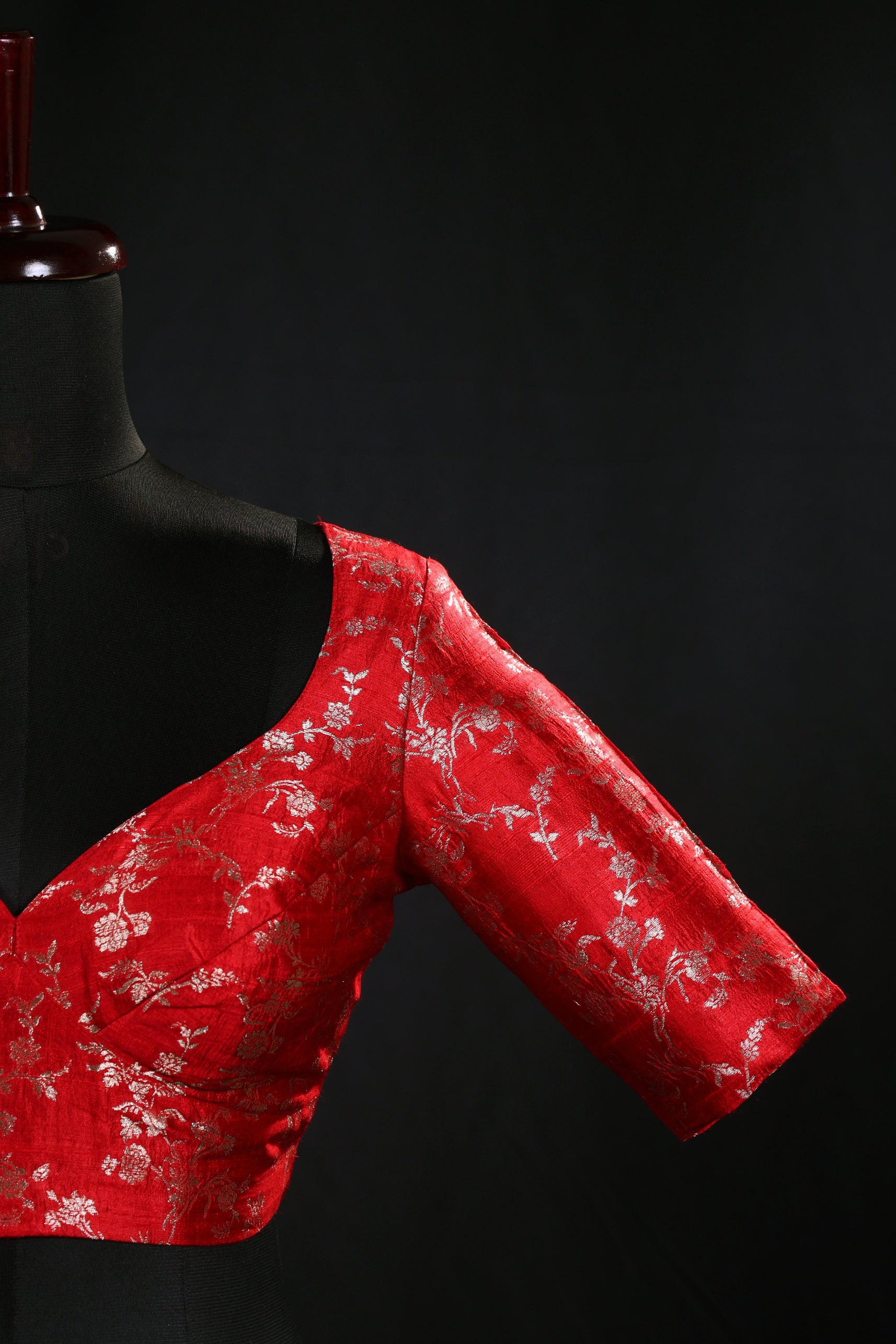 Raw Silk Blouse