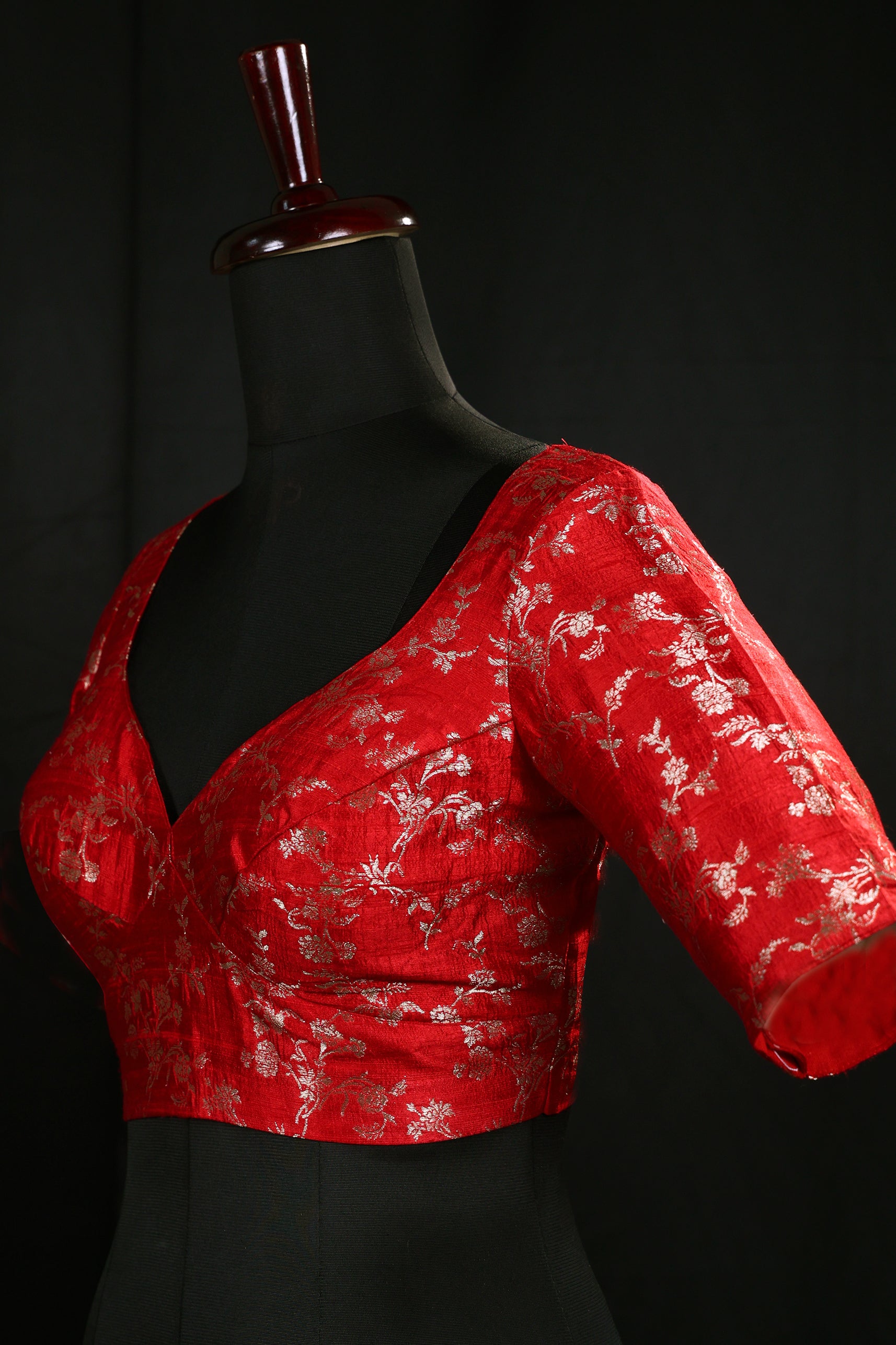 Raw Silk Blouse