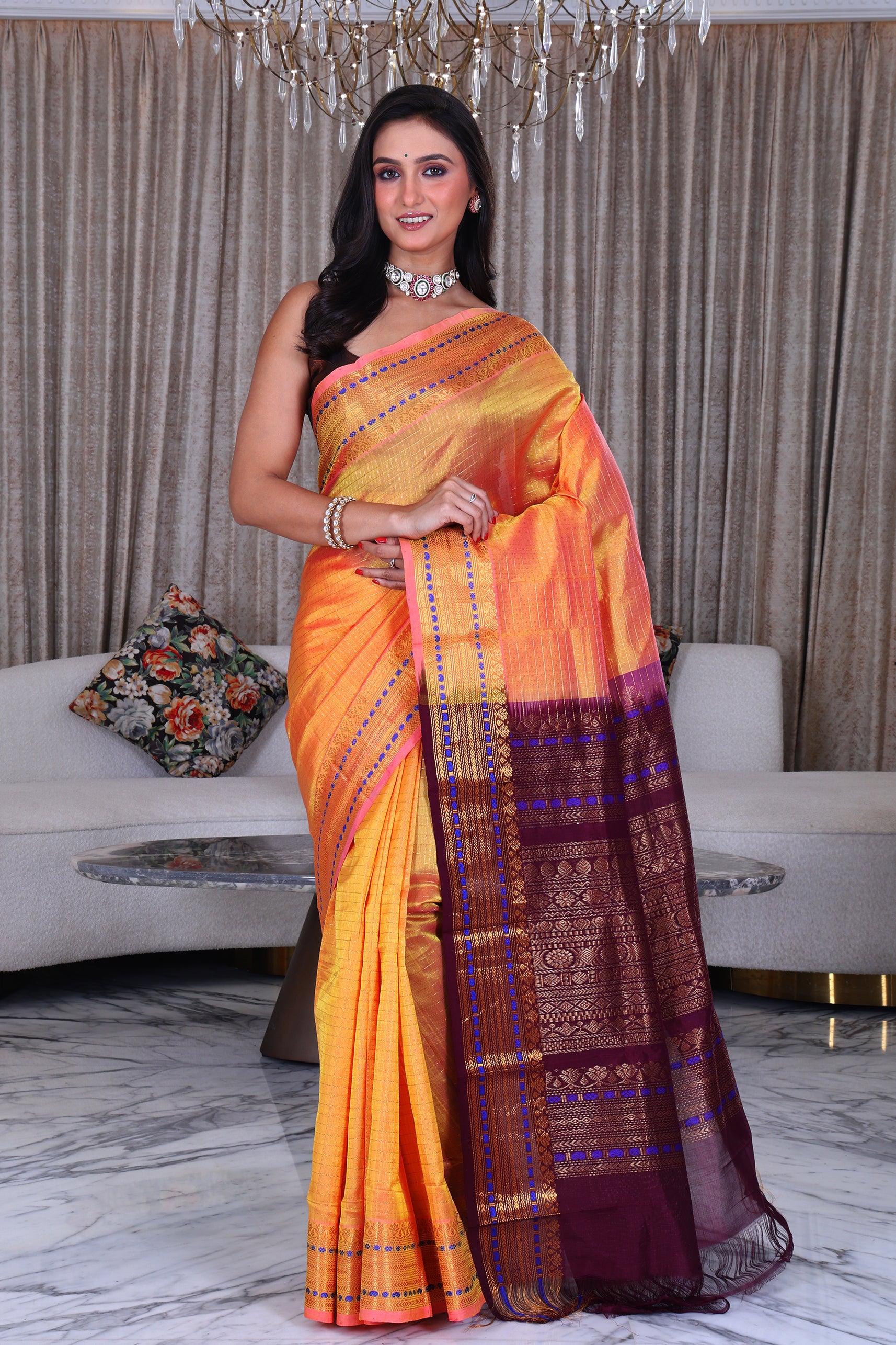 Checks Sico Kanjivaram