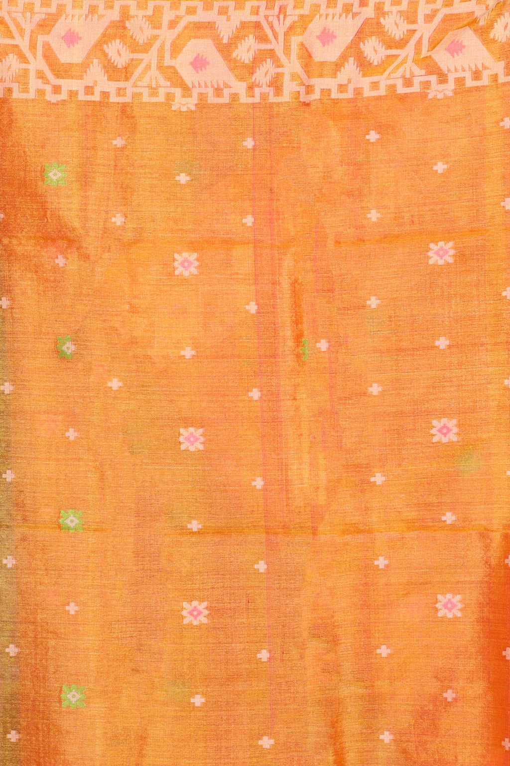 Tussar Dual Tone Jamdani