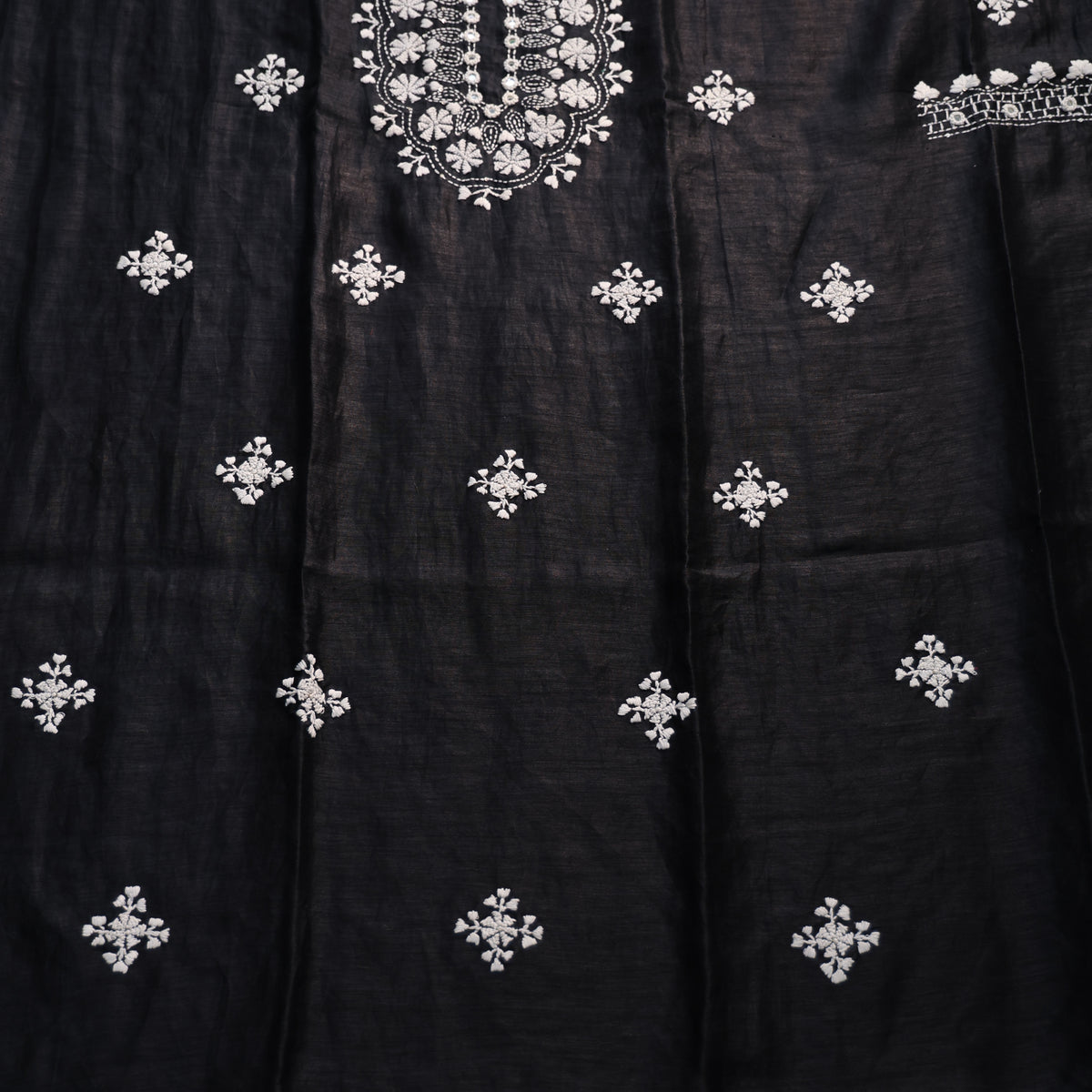 Linen Handwork Suit Piece Black – Ethnic Boutique