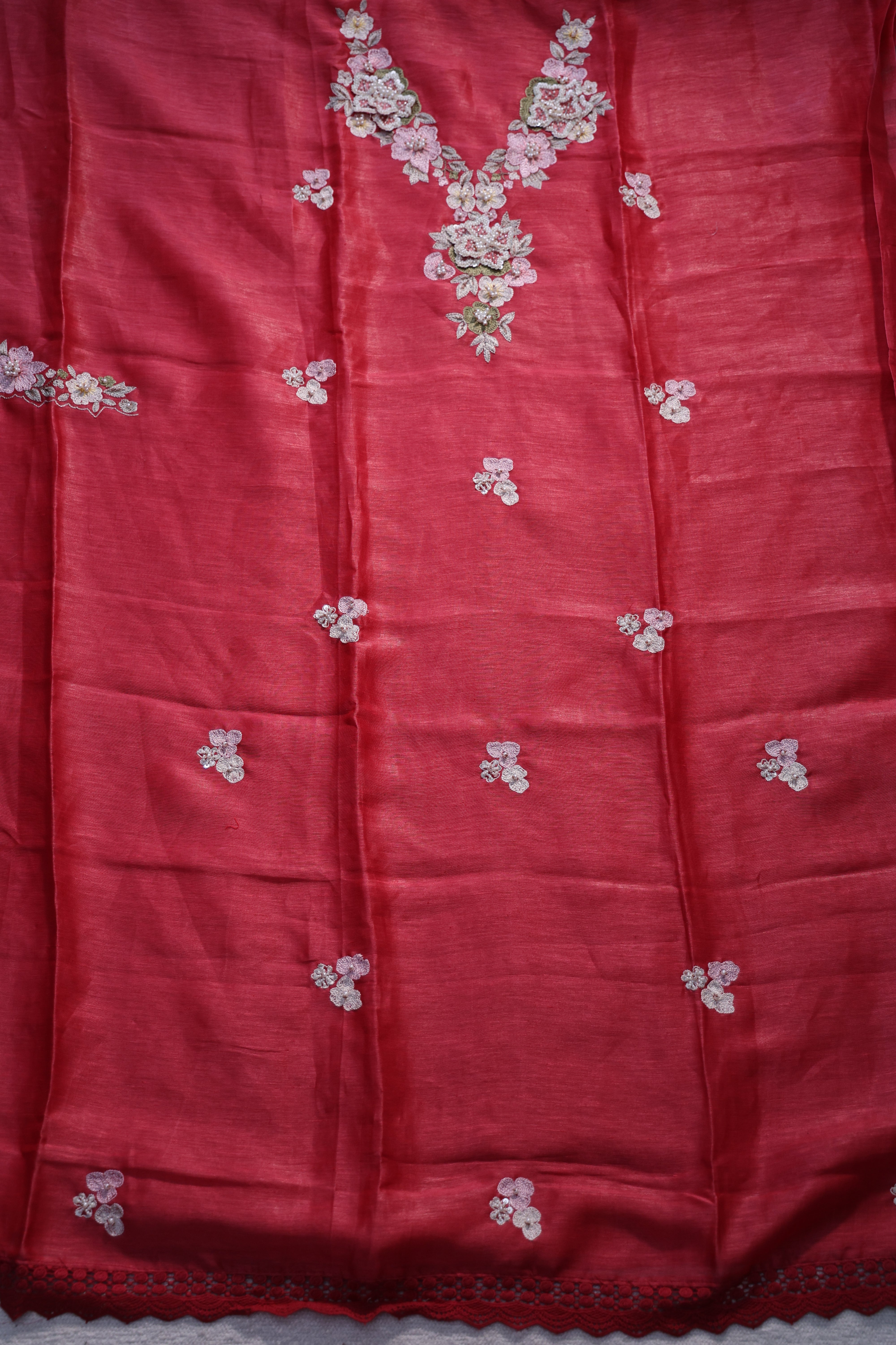 Linen Handwork Suit Piece